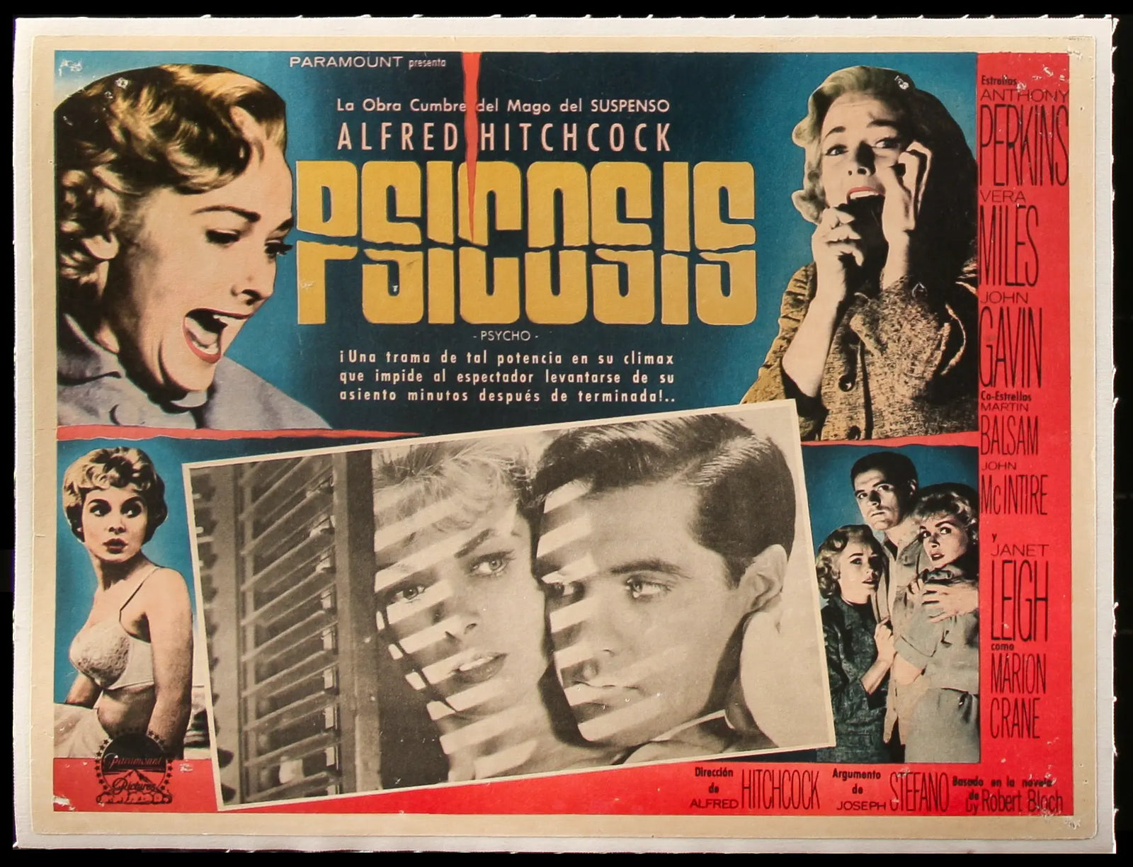 Psycho (1960) original movie poster for sale at Original Film Art - Vintage Movie Posters