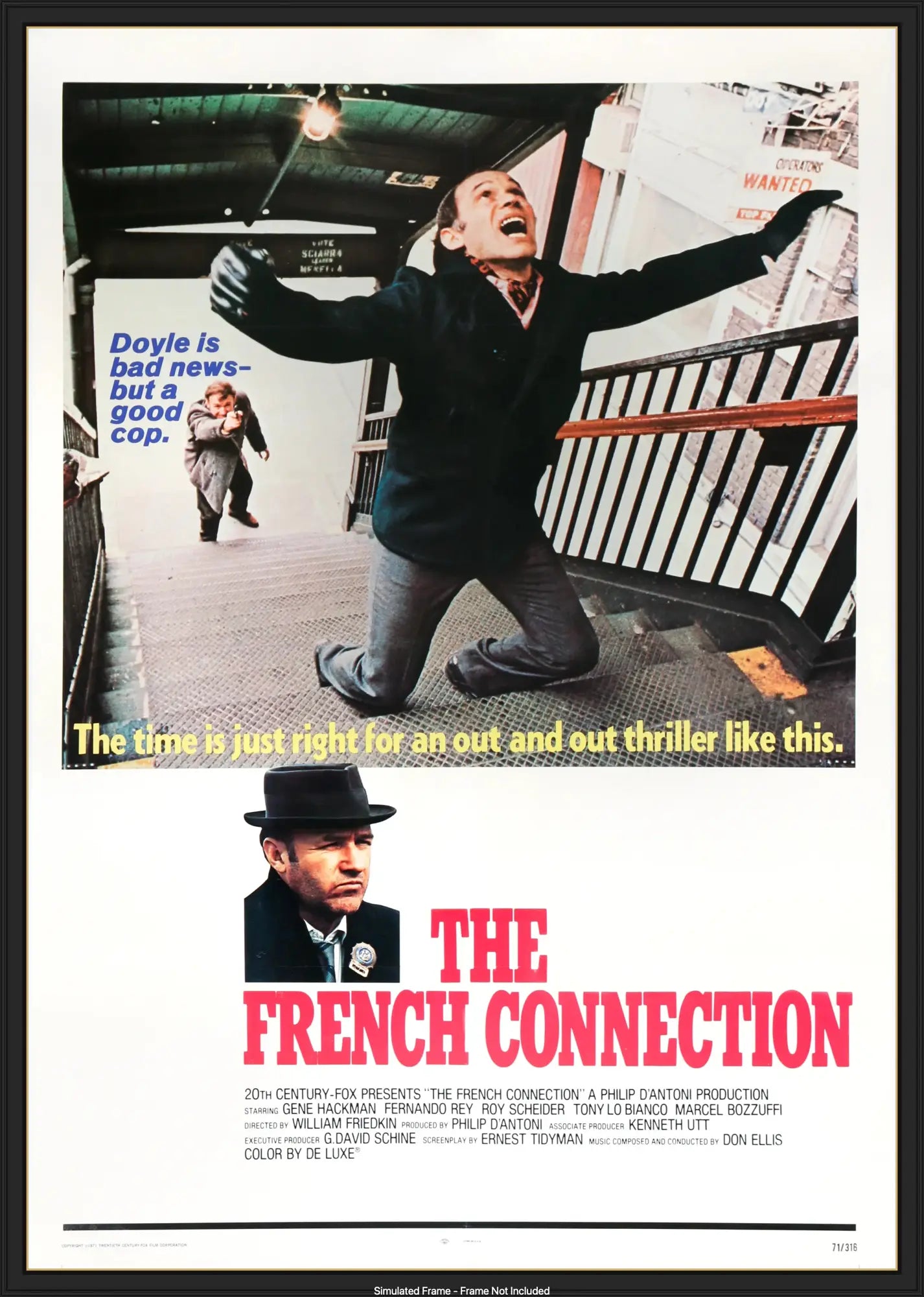 French Connection (1971) original movie poster for sale at Original Film Art - Vintage Movie Posters