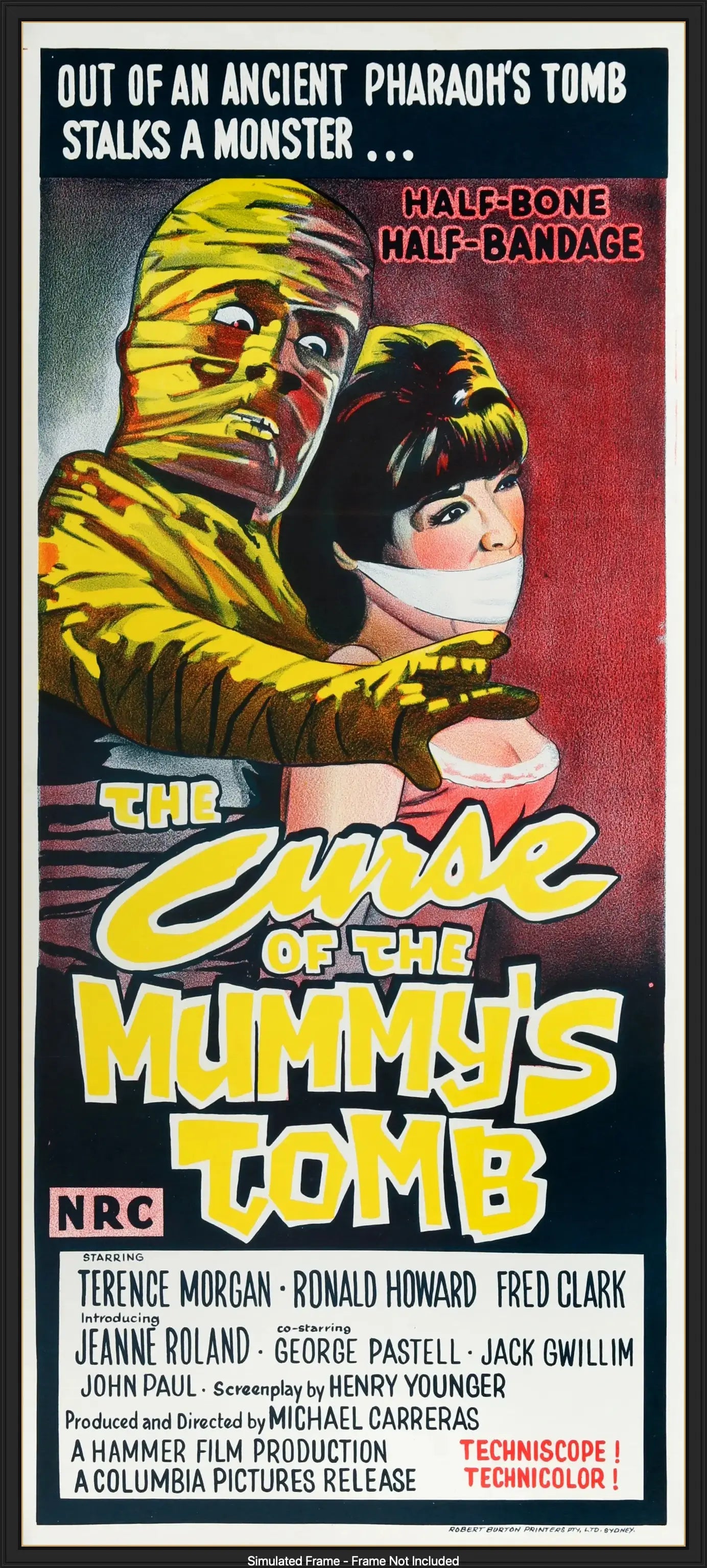 Curse of the Mummy's Tomb (1964) original movie poster for sale at Original Film Art - Vintage Movie Posters