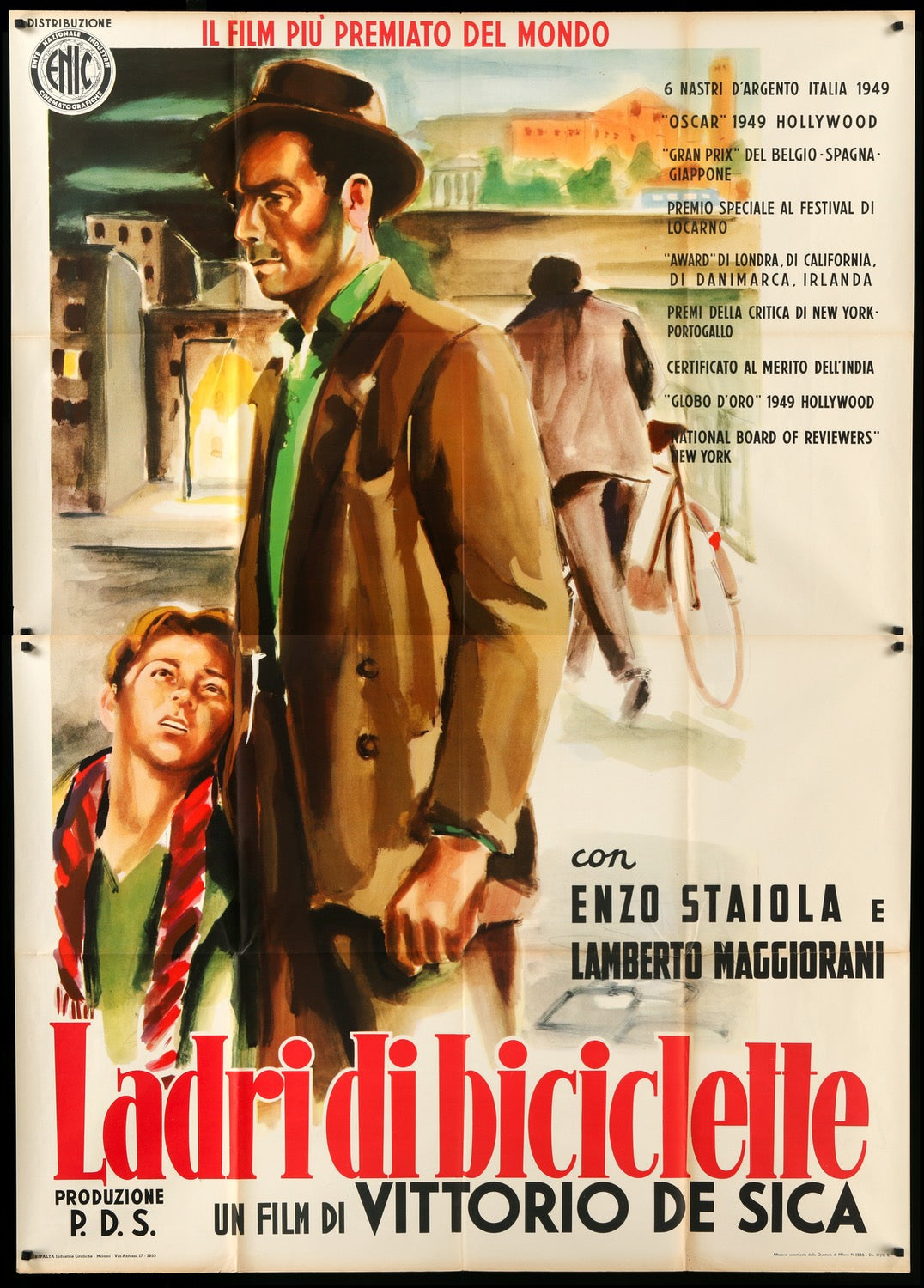 Bicycle Thieves (1948) original movie poster for sale at Original Film Art - Vintage Movie Posters