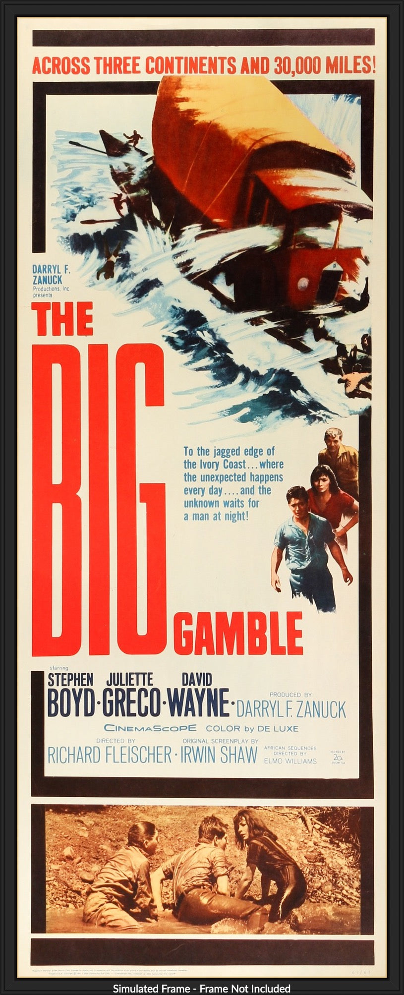 Big Gamble (1961) original movie poster for sale at Original Film Art - Vintage Movie Posters