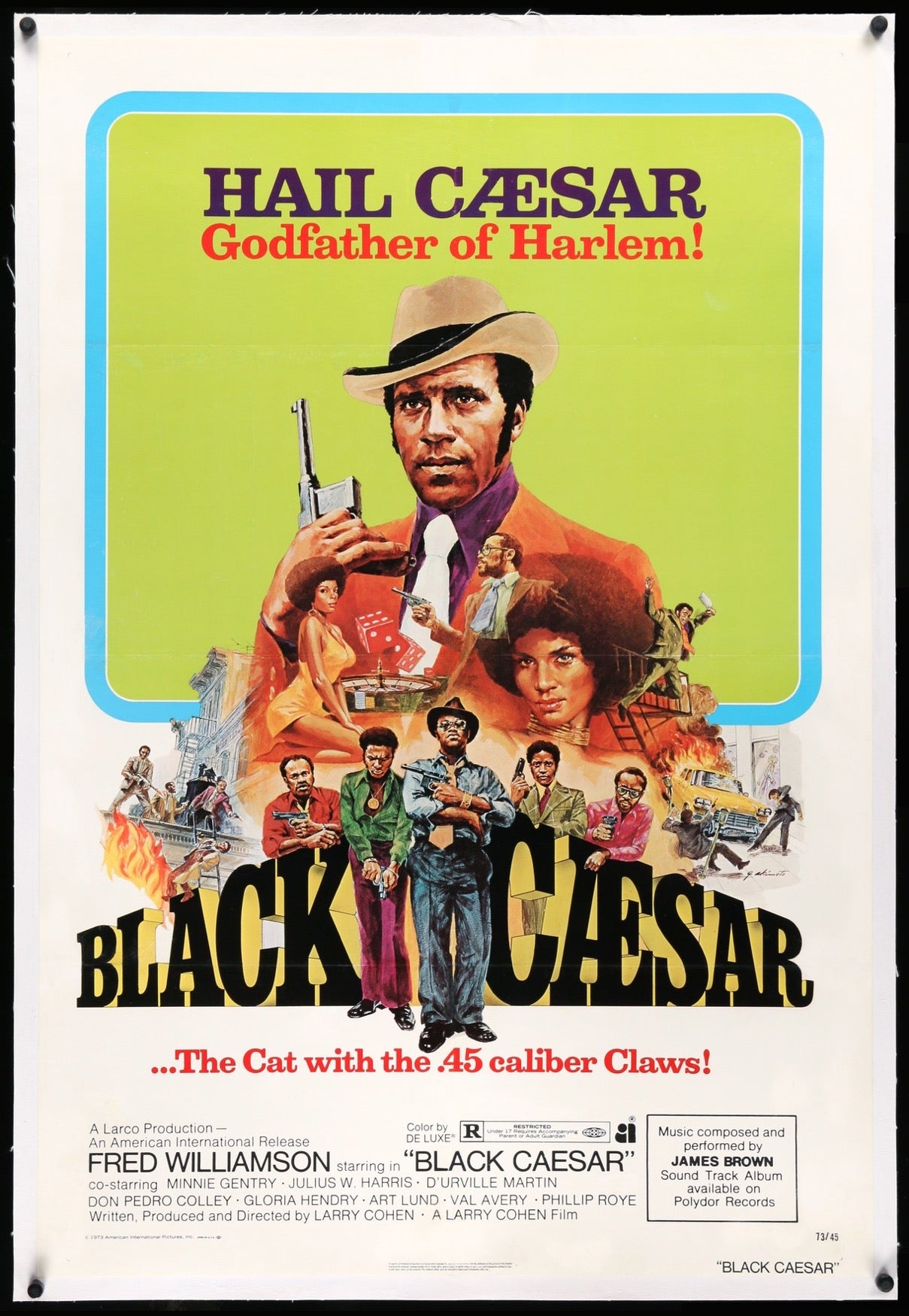 Black Caesar (1973) original movie poster for sale at Original Film Art - Vintage Movie Posters