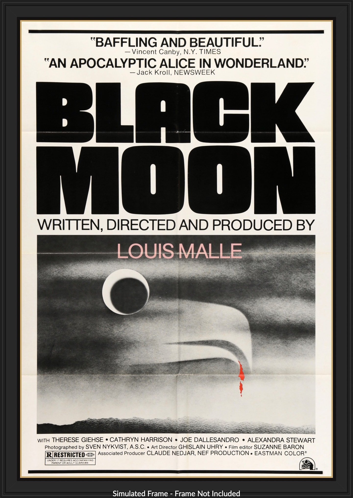 Black Moon (1975) original movie poster for sale at Original Film Art - Vintage Movie Posters