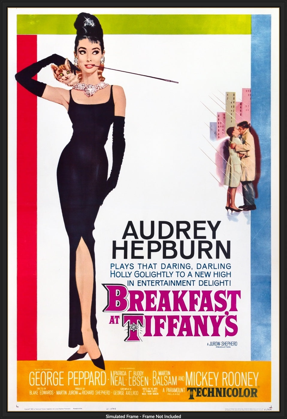 Breakfast at Tiffany's (1961) original movie poster for sale at Original Film Art - Vintage Movie Posters