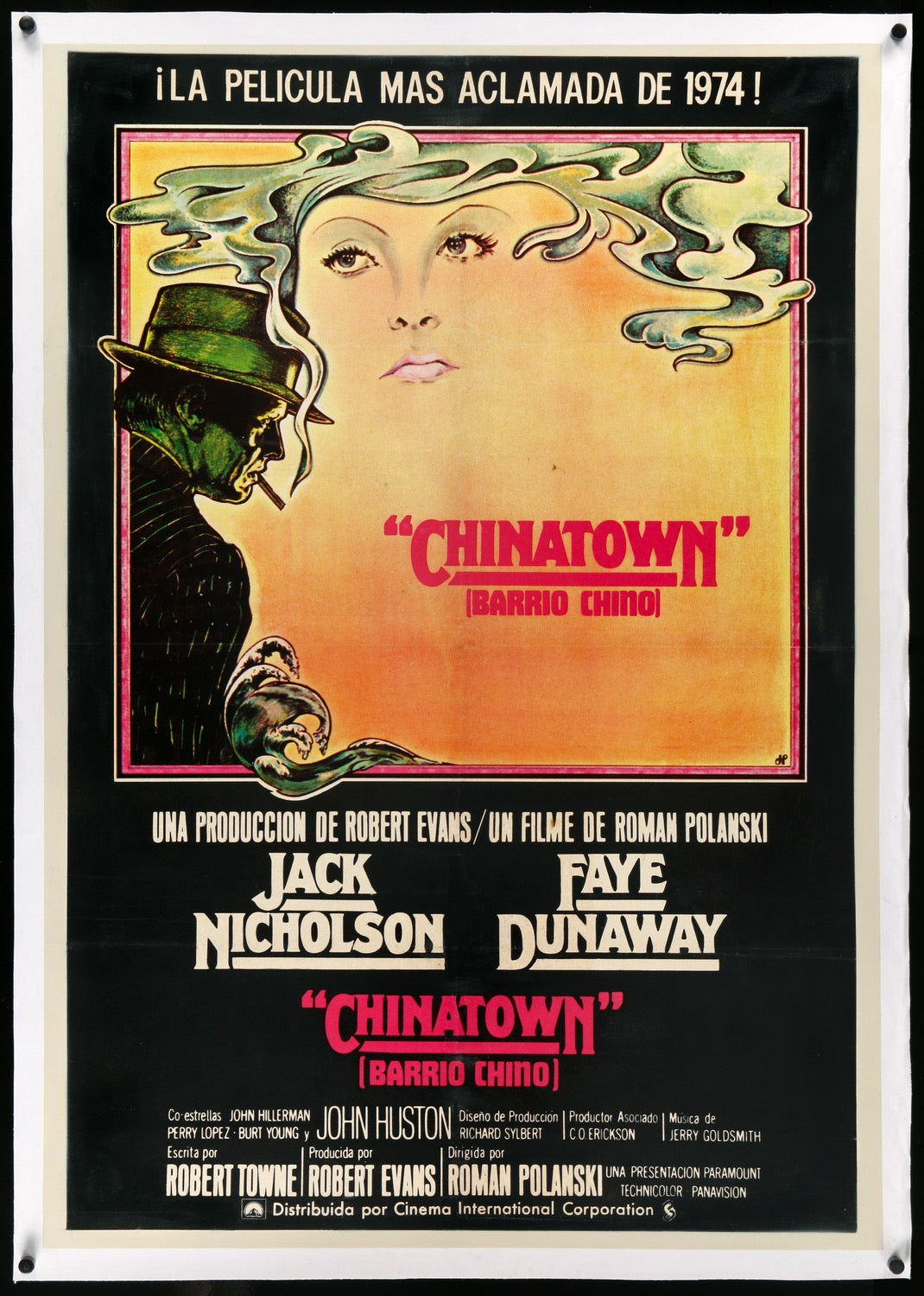 Chinatown (1974) original movie poster for sale at Original Film Art - Vintage Movie Posters