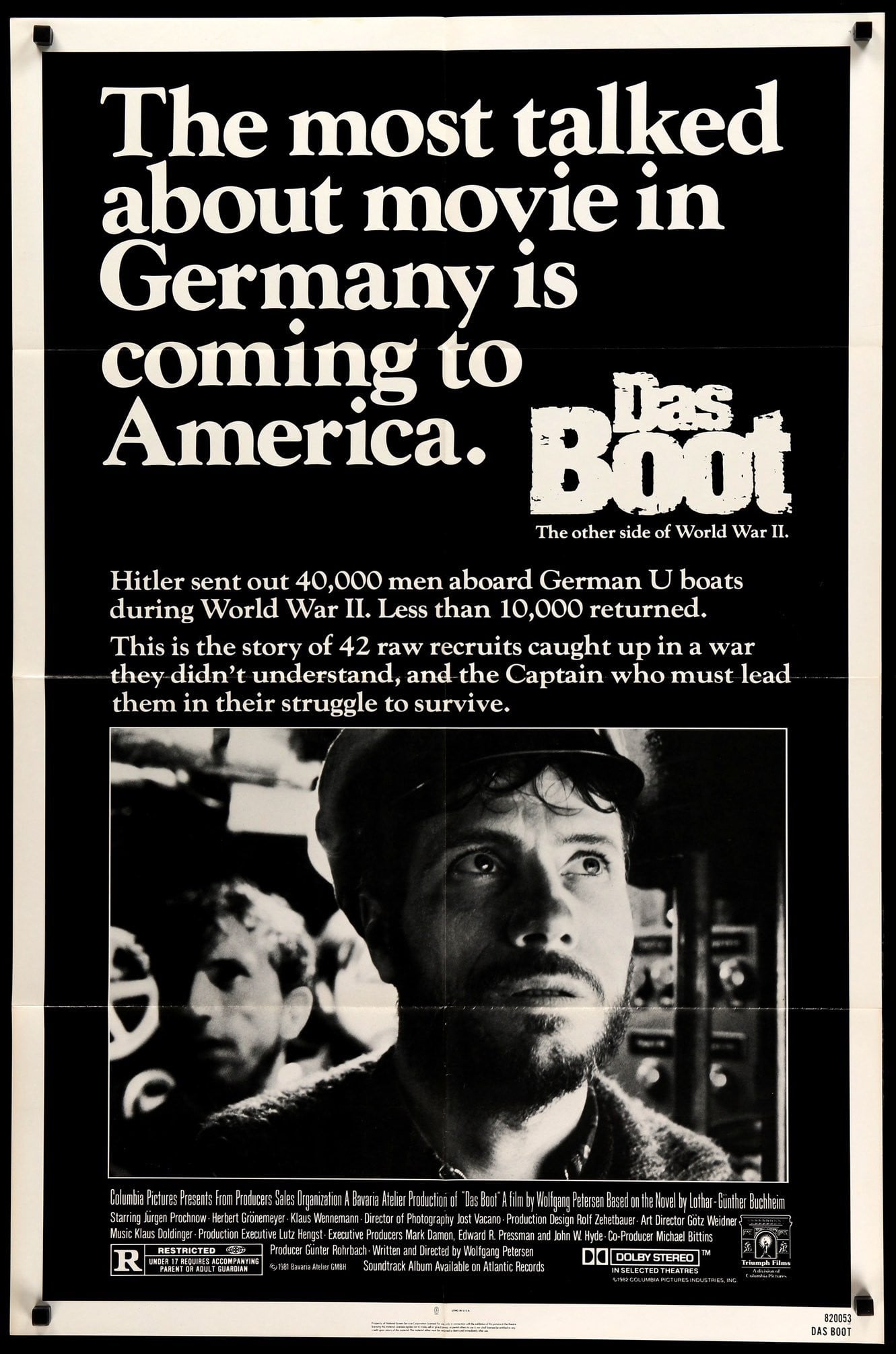 Das Boot (1981) original movie poster for sale at Original Film Art - Vintage Movie Posters