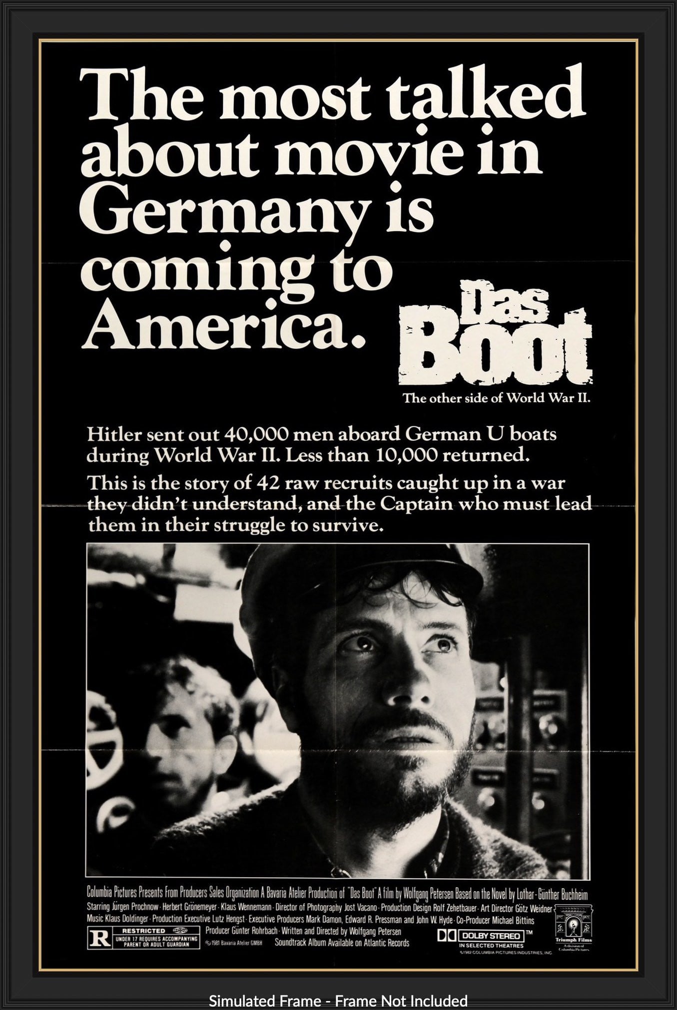 Das Boot (1981) original movie poster for sale at Original Film Art - Vintage Movie Posters