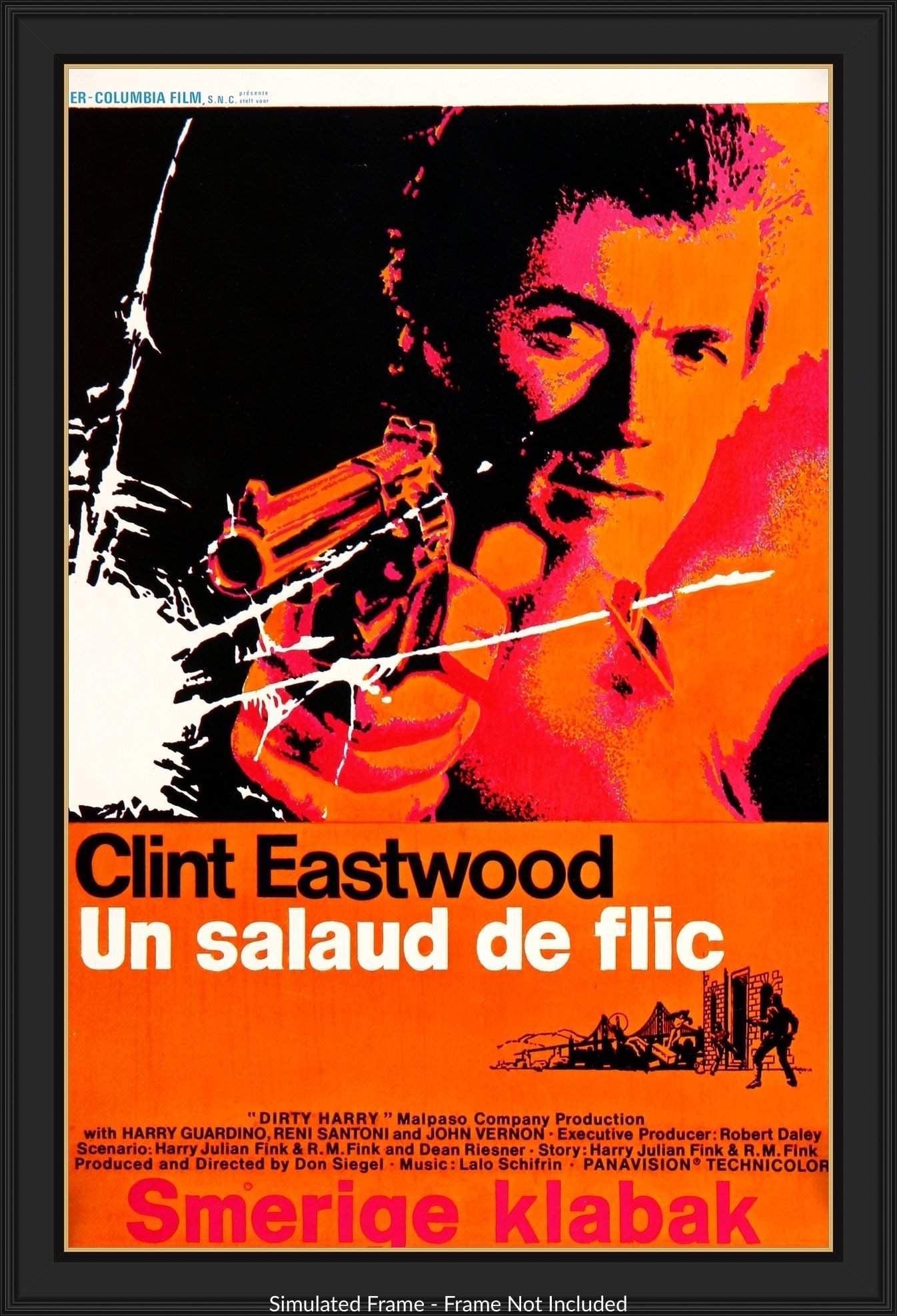 Dirty Harry (1971) original movie poster for sale at Original Film Art - Vintage Movie Posters