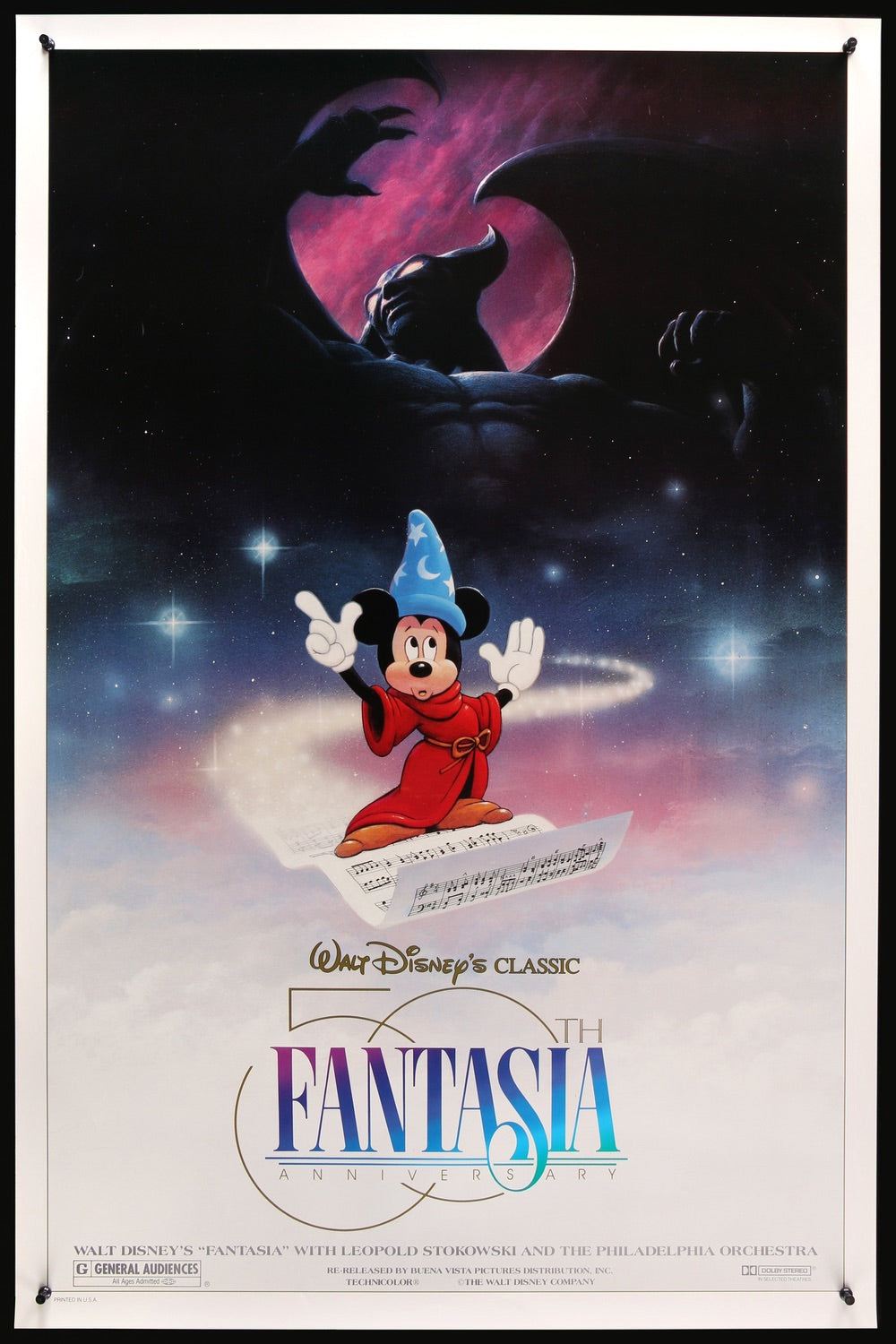 Fantasia (1940) original movie poster for sale at Original Film Art - Vintage Movie Posters