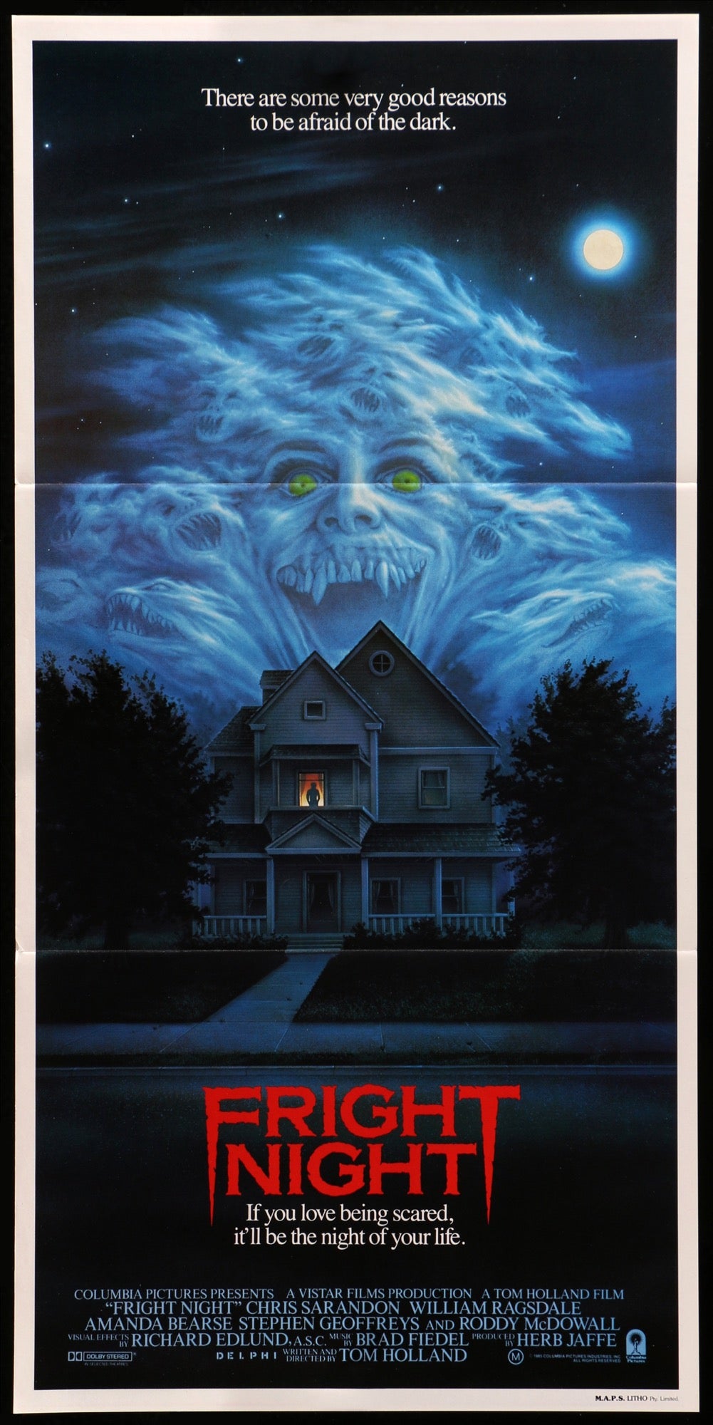 Fright Night (1985) original movie poster for sale at Original Film Art - Vintage Movie Posters