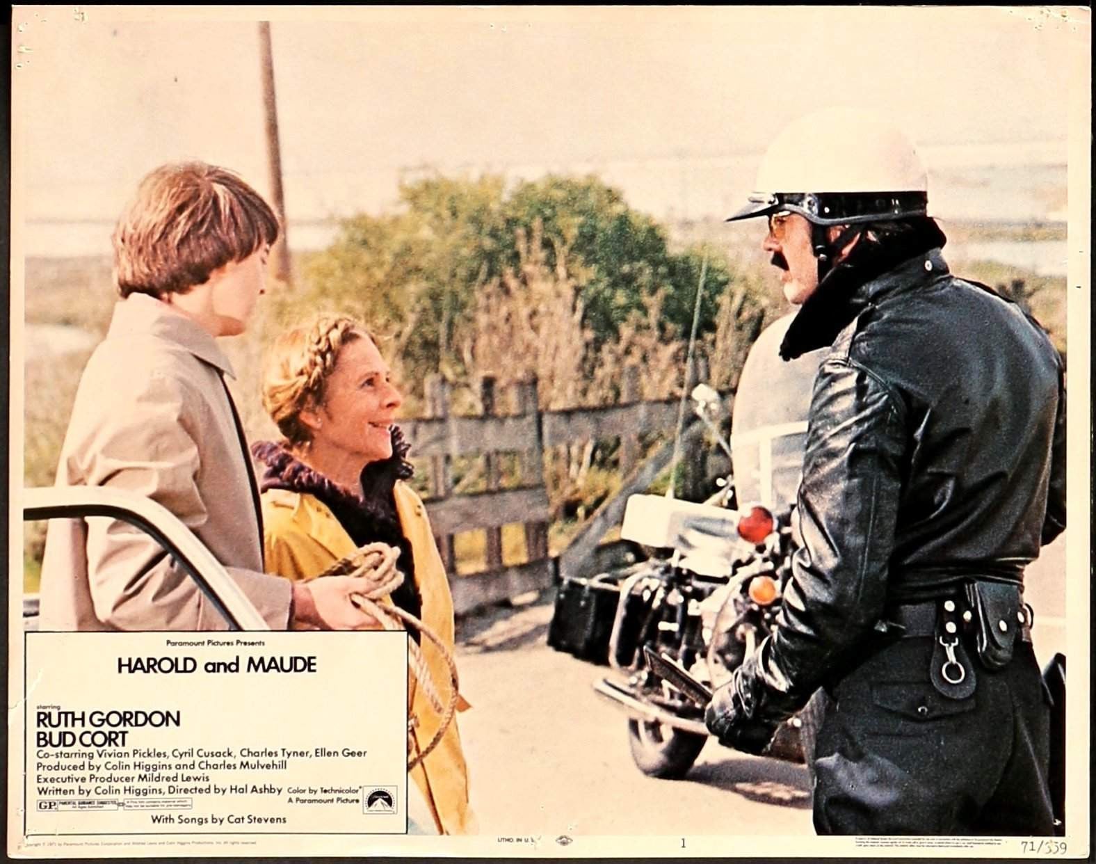 Harold and Maude (1971) Lobby Card original movie poster for sale at Original Film Art - Vintage Movie Posters