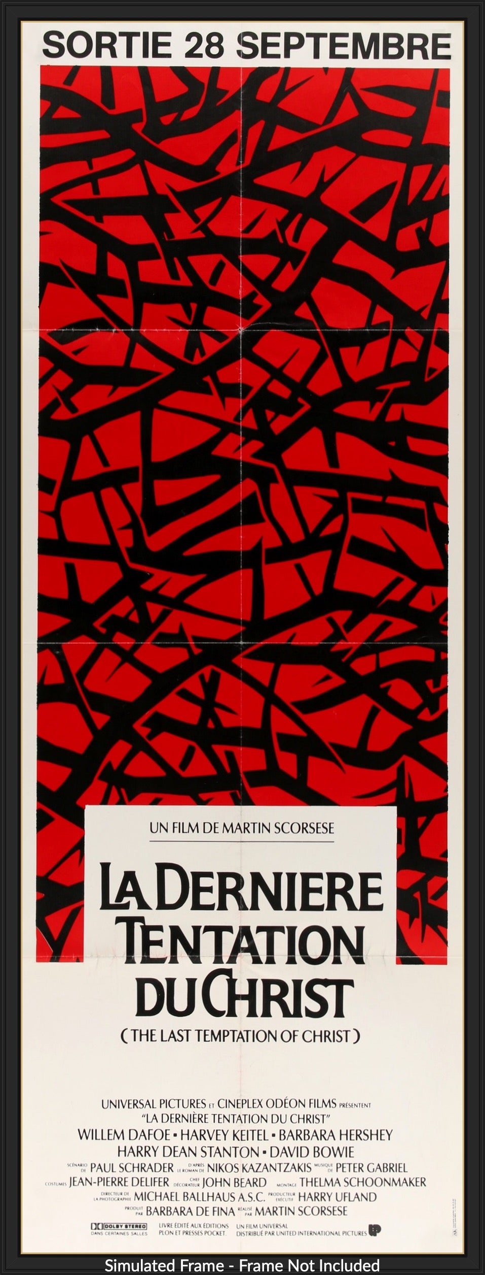 Last Temptation of Christ (1988) original movie poster for sale at Original Film Art - Vintage Movie Posters