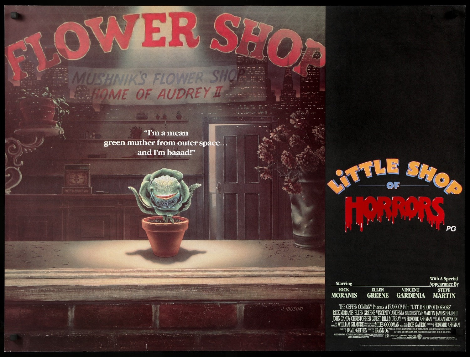 Little Shop of Horrors (1986) original movie poster for sale at Original Film Art - Vintage Movie Posters