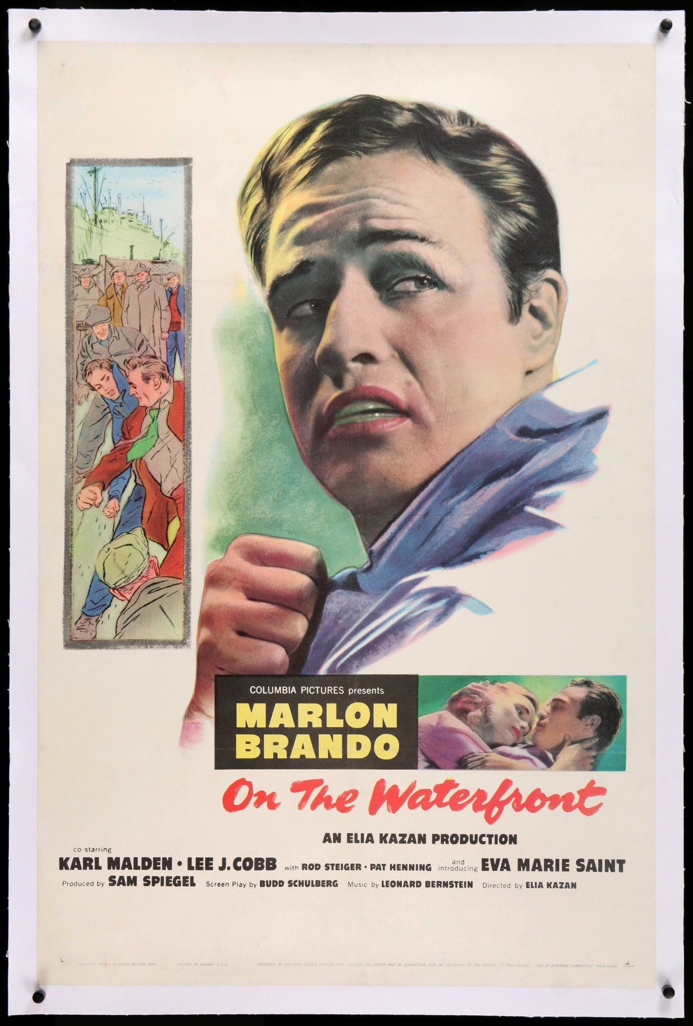 On the Waterfront (1954) original movie poster for sale at Original Film Art - Vintage Movie Posters