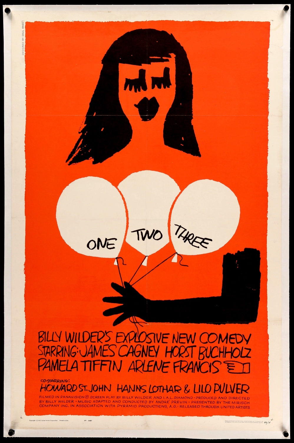 One, Two, Three (1961) original movie poster for sale at Original Film Art - Vintage Movie Posters