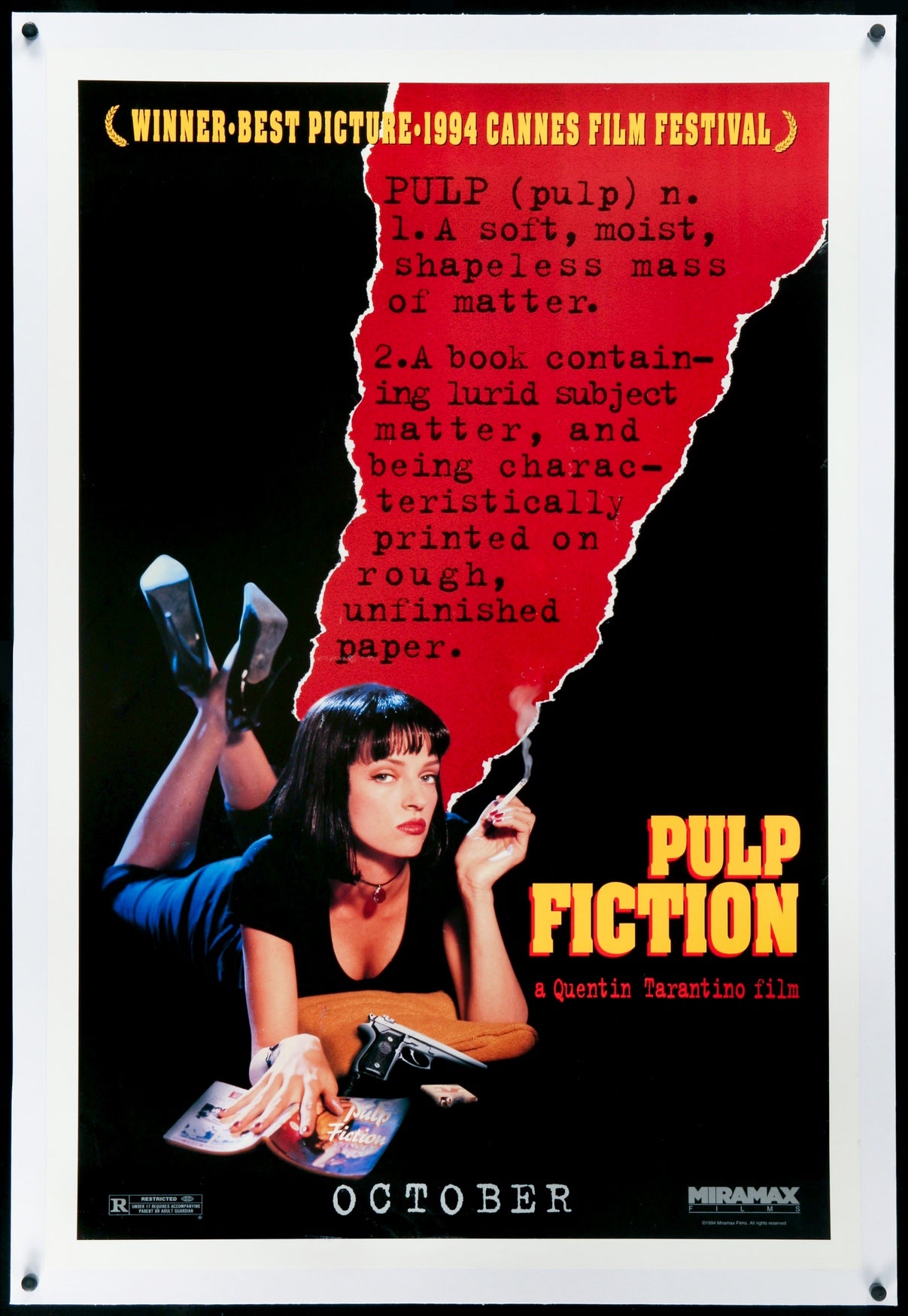 Pulp Fiction (1994) original movie poster for sale at Original Film Art - Vintage Movie Posters