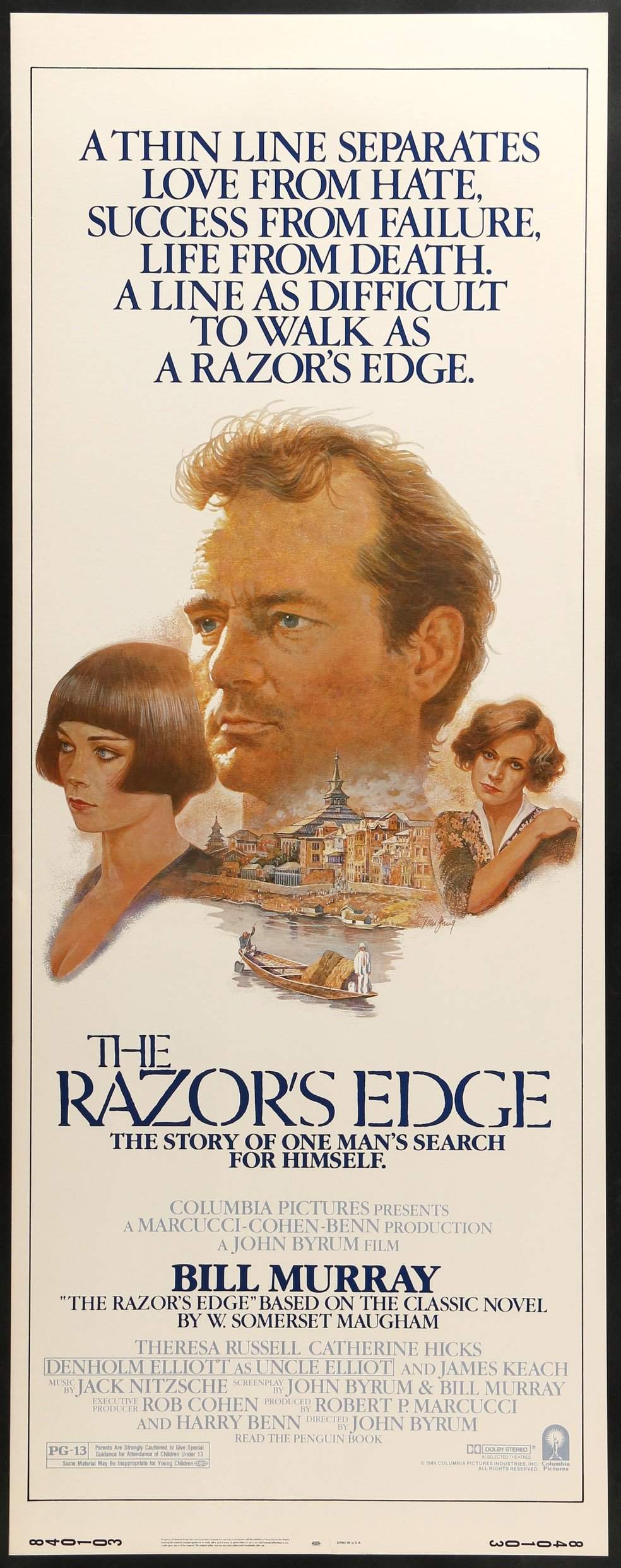 Razor's Edge (1984) original movie poster for sale at Original Film Art - Vintage Movie Posters