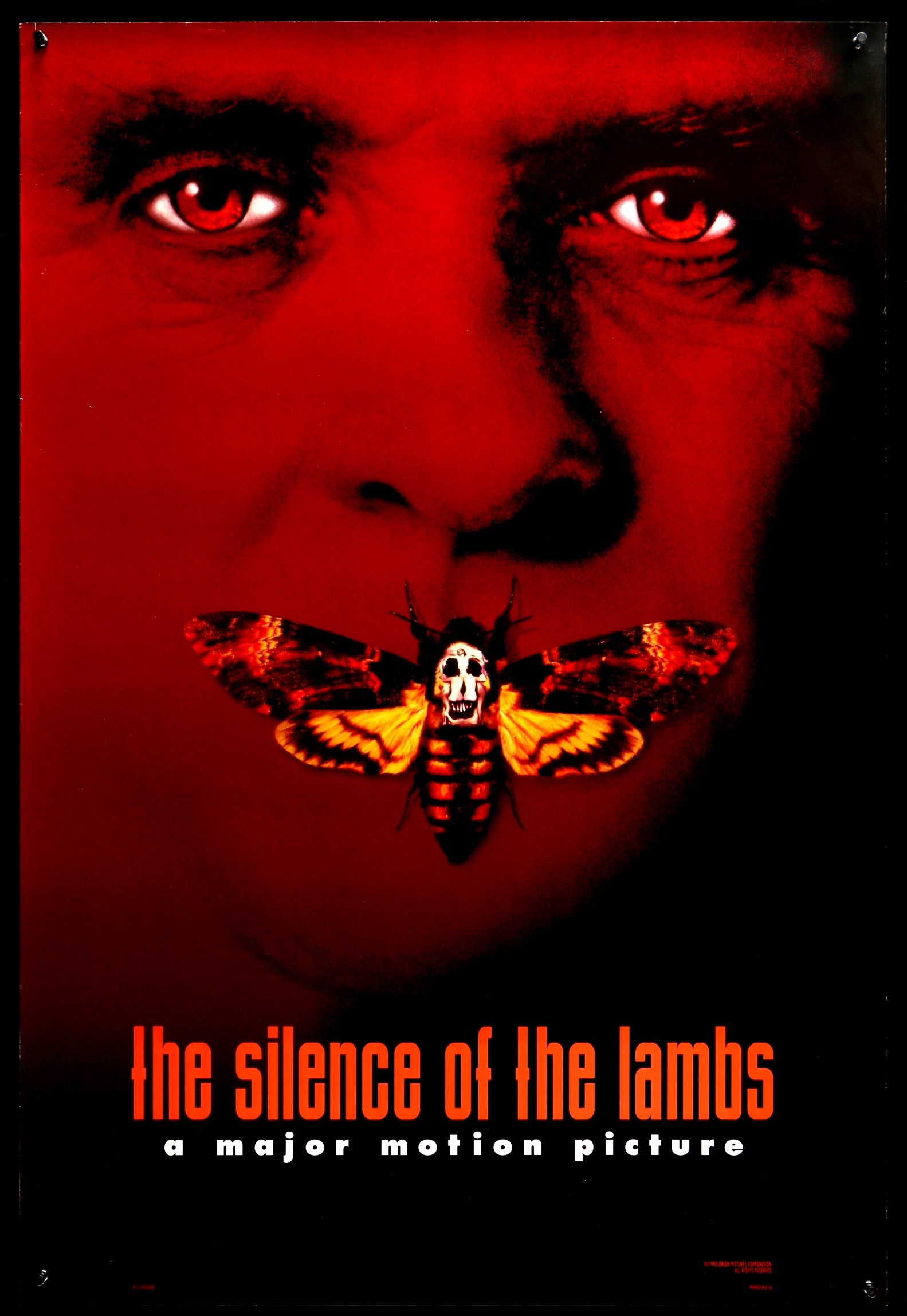 Silence of the Lambs (1991) original movie poster for sale at Original Film Art - Vintage Movie Posters