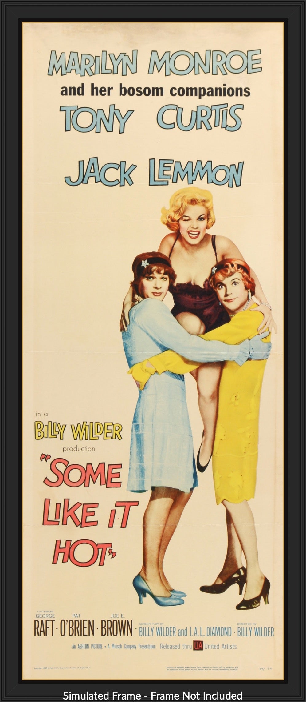 Some Like It Hot (1959) original movie poster for sale at Original Film Art - Vintage Movie Posters