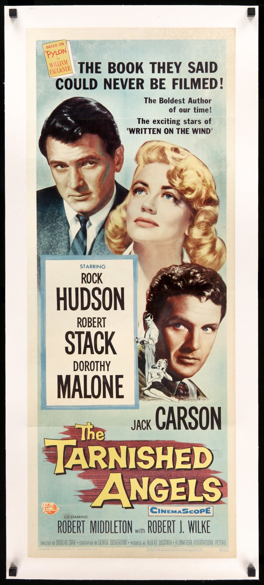 Tarnished Angels (1958) original movie poster for sale at Original Film Art - Vintage Movie Posters