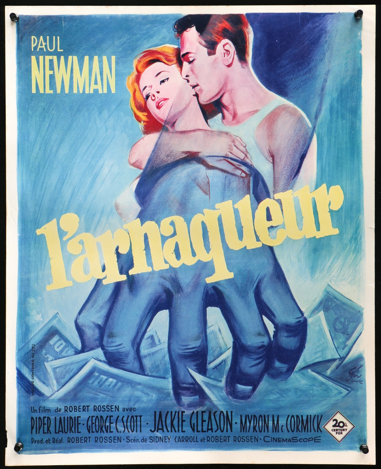 Hustler (1961) original movie poster for sale at Original Film Art - Vintage Movie Posters