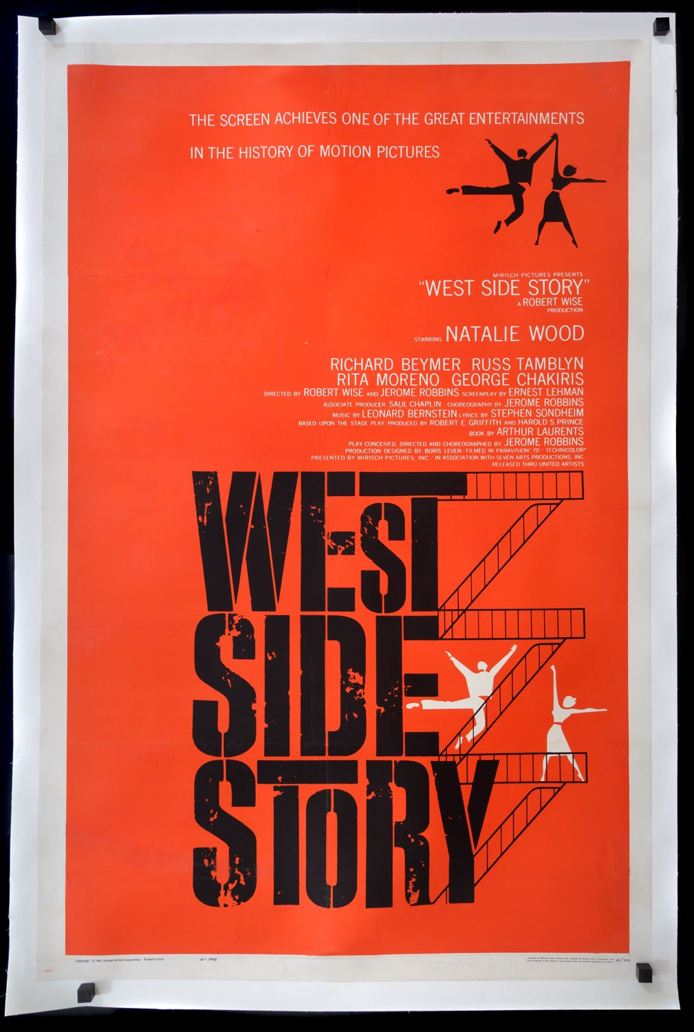 West Side Story (1961) original movie poster for sale at Original Film Art - Vintage Movie Posters
