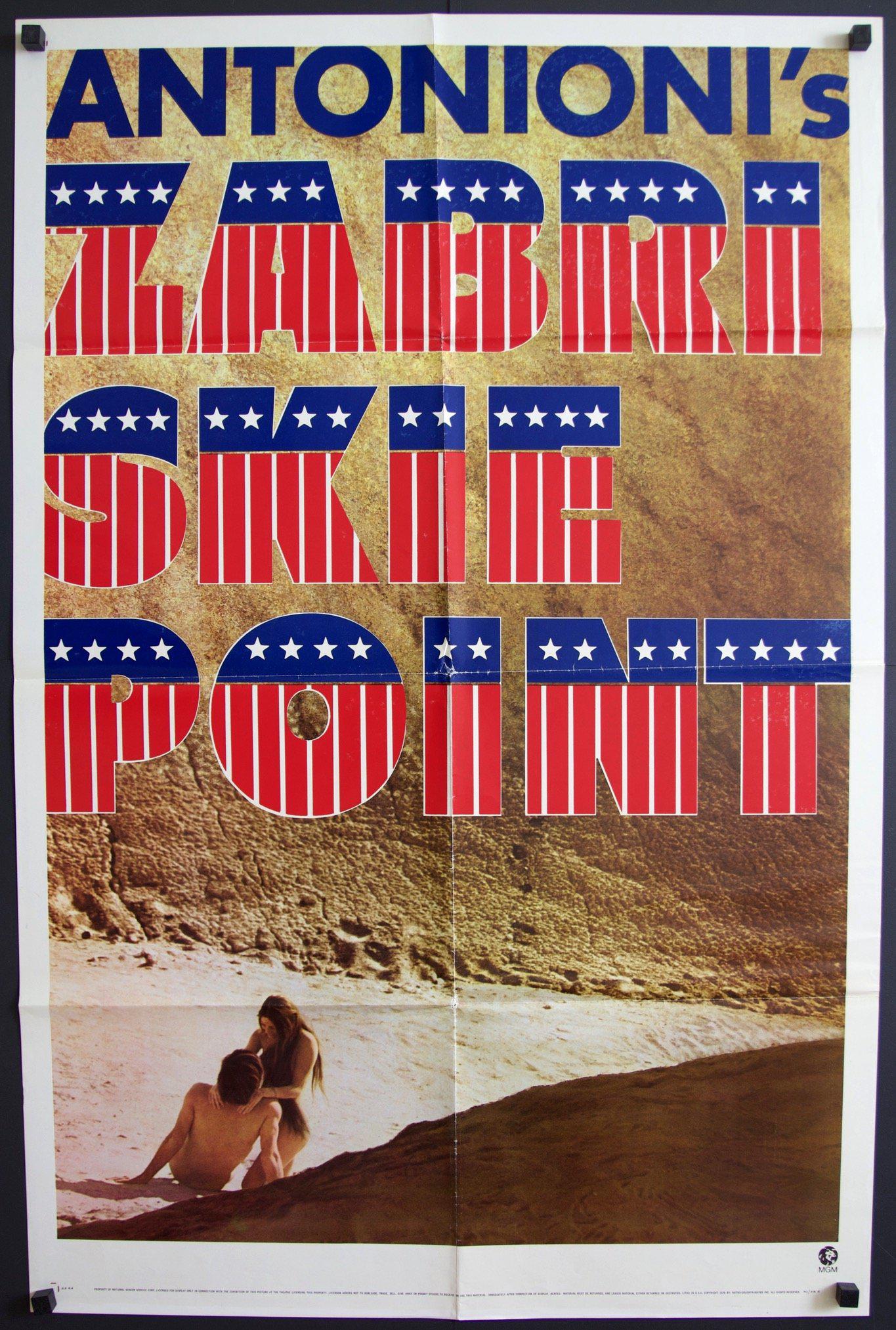 Zabriskie Point (1970) original movie poster for sale at Original Film Art - Vintage Movie Posters