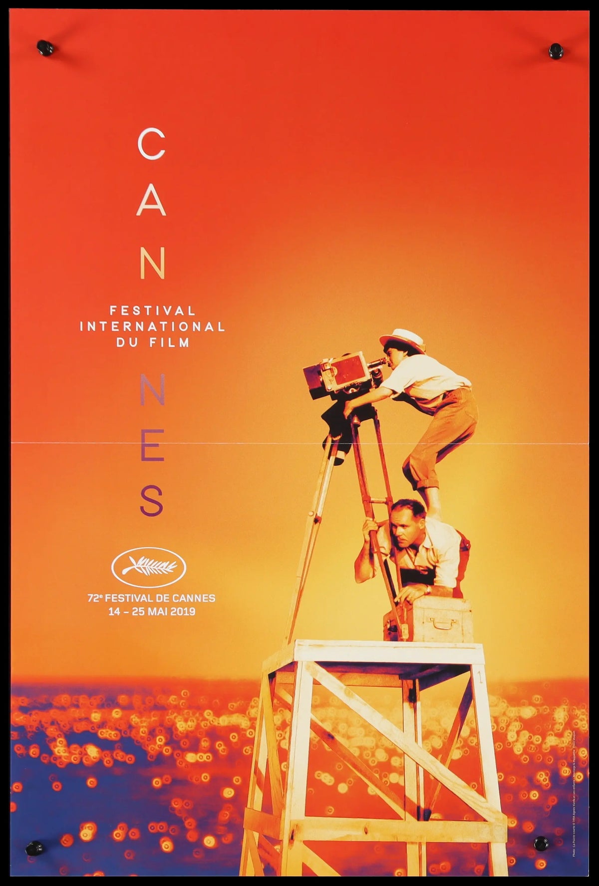 72nd Cannes Film Festival (2019) original movie poster for sale at Original Film Art - Vintage Movie Posters