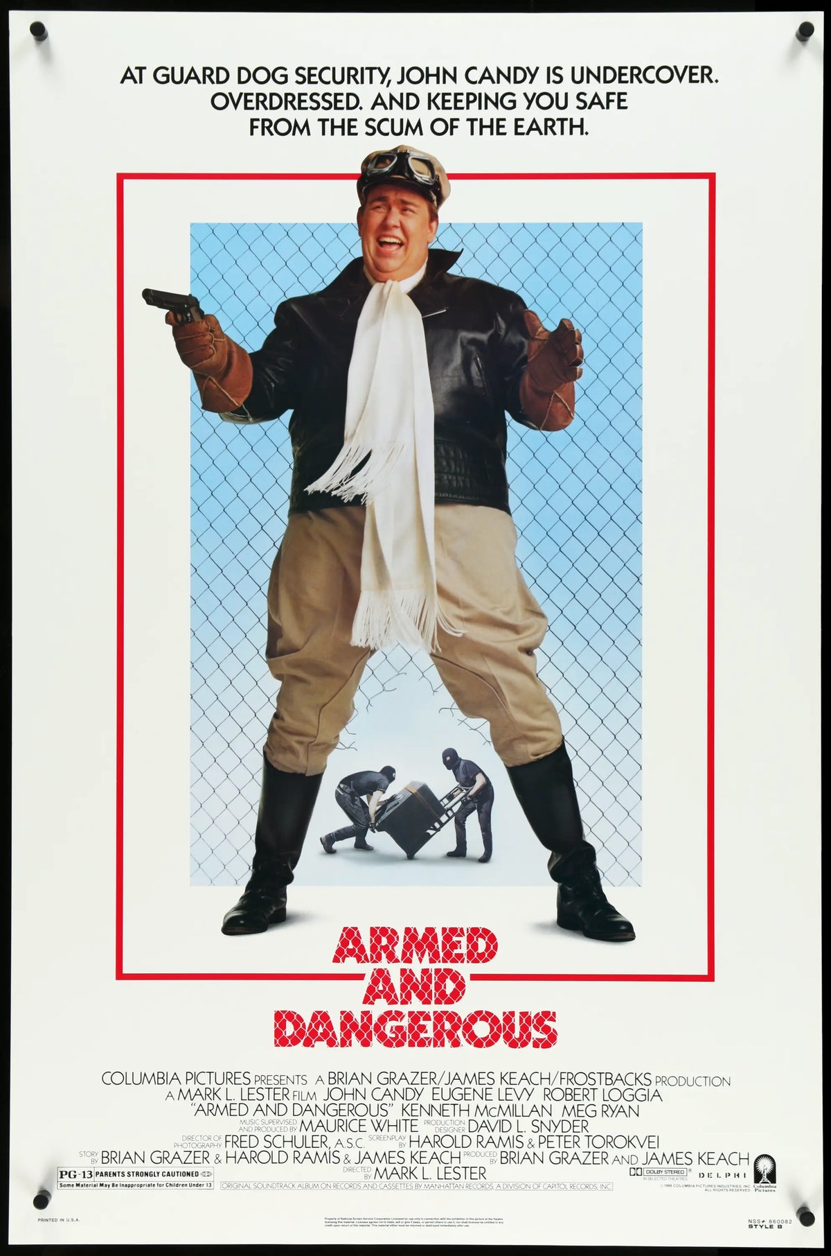 Armed and Dangerous (1986) original movie poster for sale at Original Film Art - Vintage Movie Posters