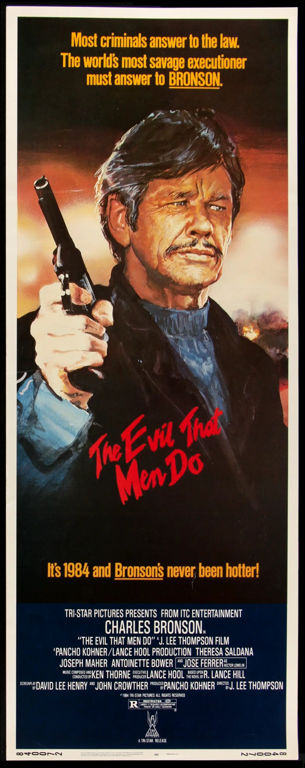 Evil That Men Do (1984) original movie poster for sale at Original Film Art - Vintage Movie Posters