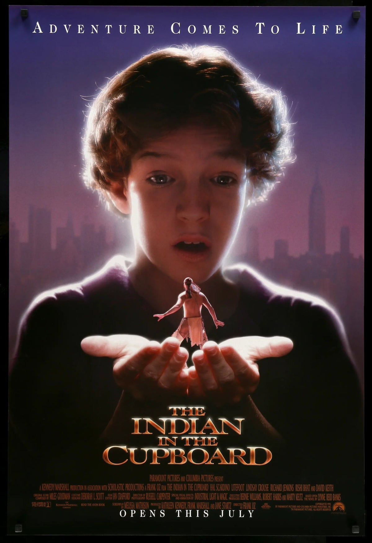 Indian in the Cupboard (1995) original movie poster for sale at Original Film Art