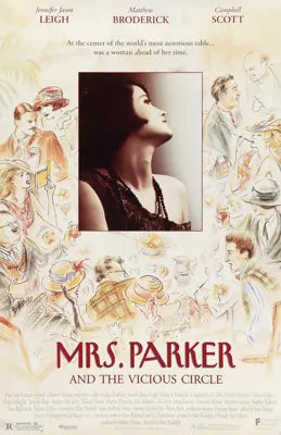Mrs. Parker and the Vicious Circle (1994) original movie poster for sale at Original Film Art - Vintage Movie Posters