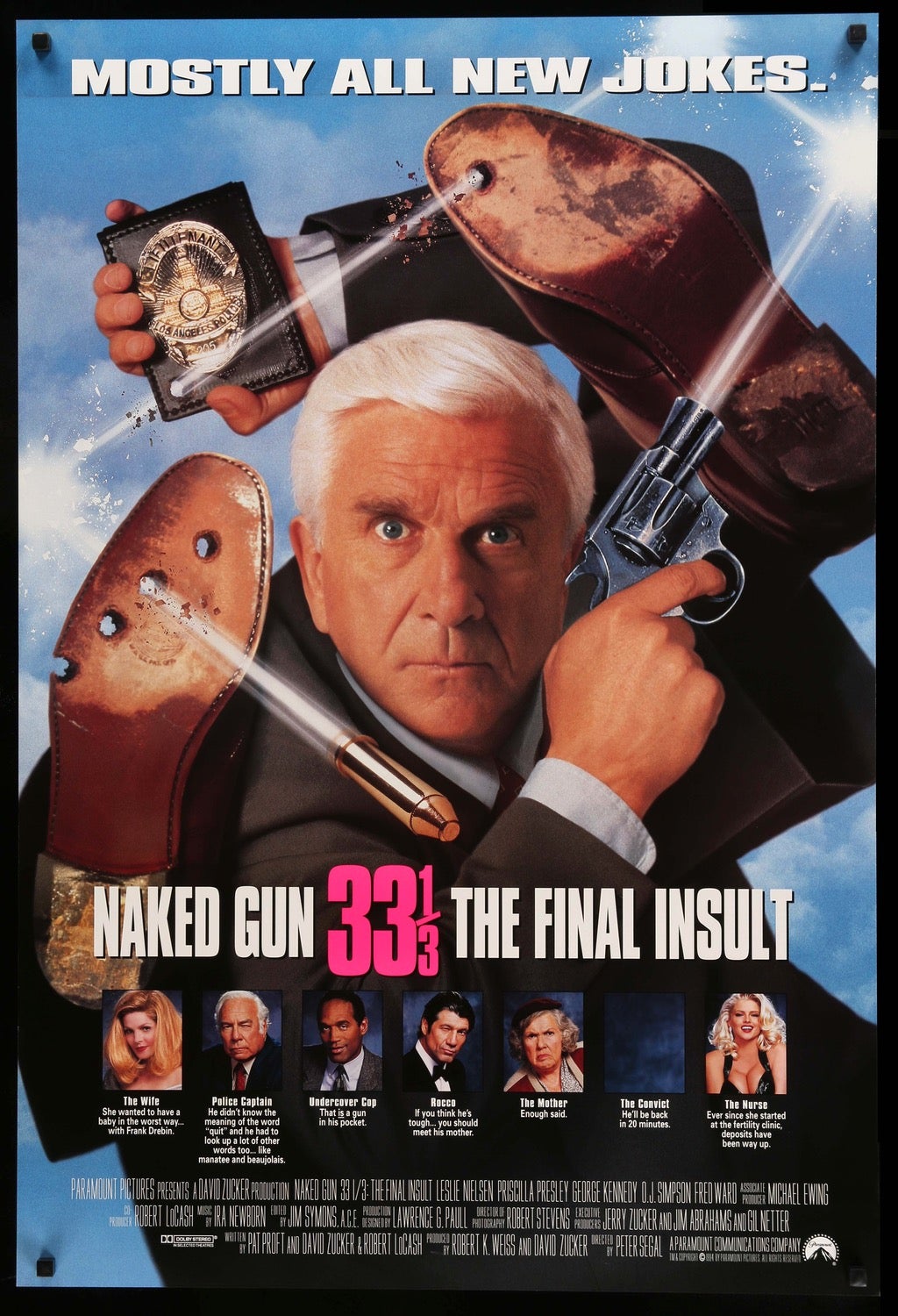 Naked Gun 33 1/3 (1994) original movie poster for sale at Original Film Art