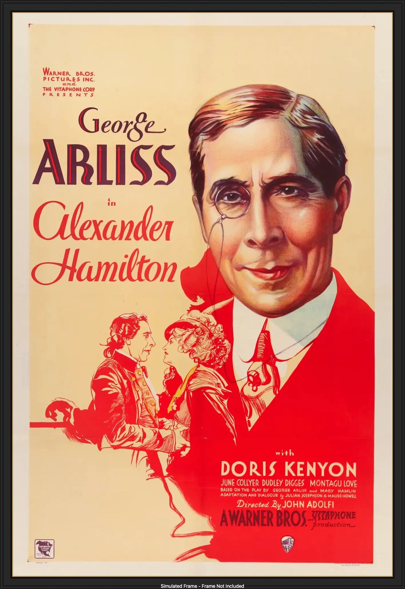 Alexander Hamilton (1931) original movie poster for sale at Original Film Art - Vintage Movie Posters