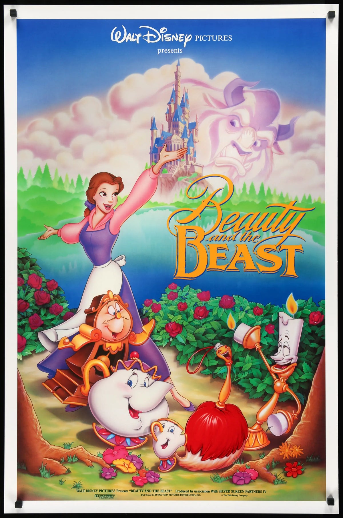 Beauty and the Beast (1991) original movie poster for sale at Original Film Art
