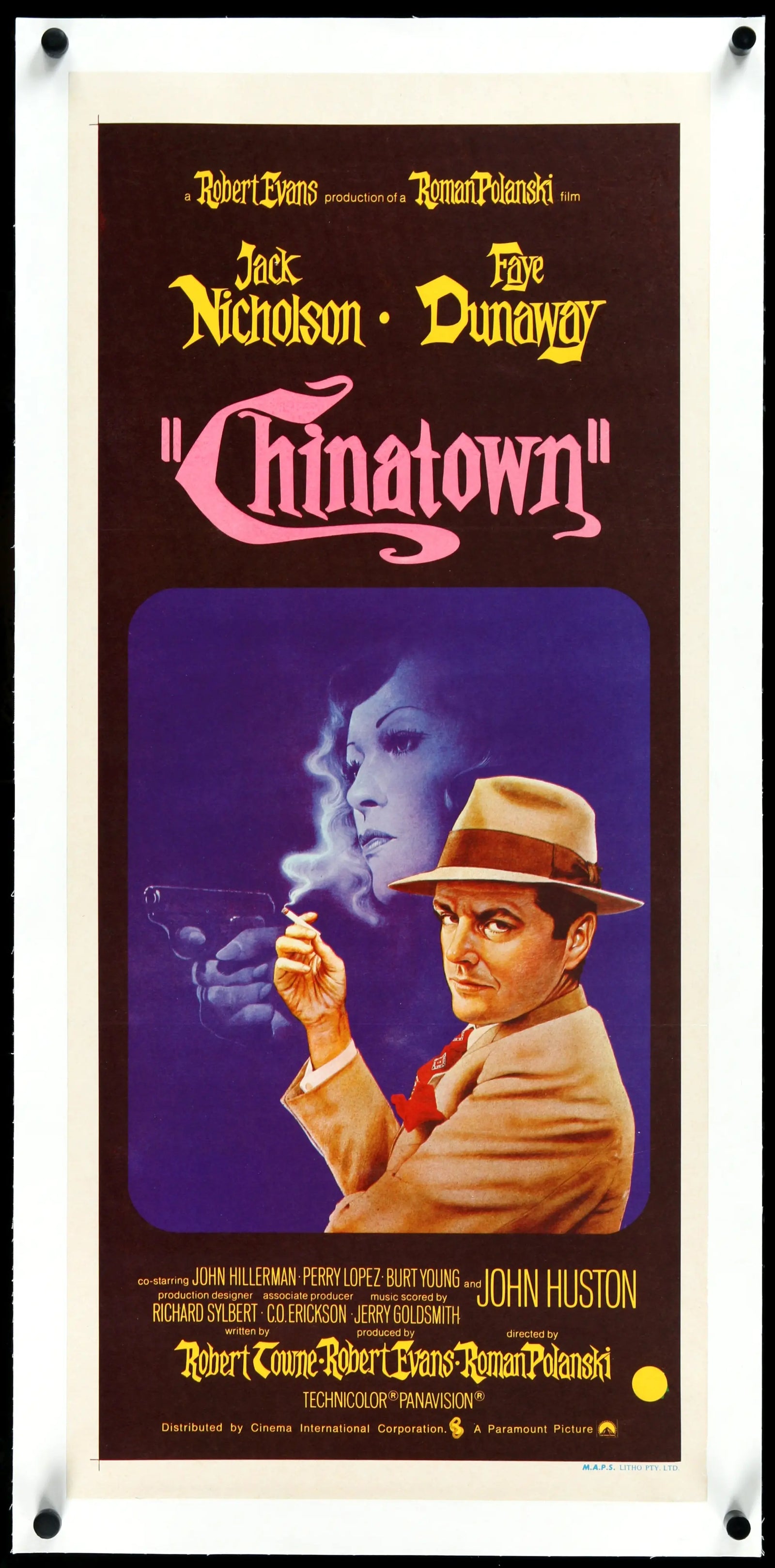 Chinatown (1974) original movie poster for sale at Original Film Art - Vintage Movie Posters