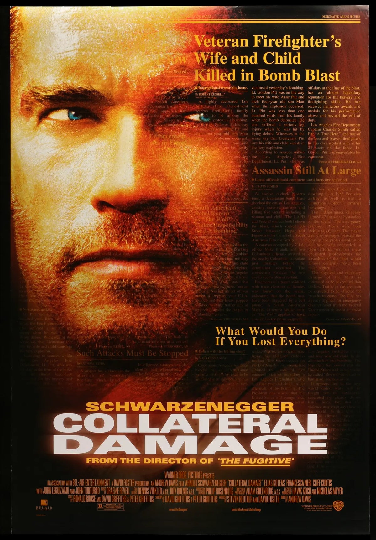 Collateral Damage (2002) original movie poster for sale at Original Film Art - Vintage Movie Posters