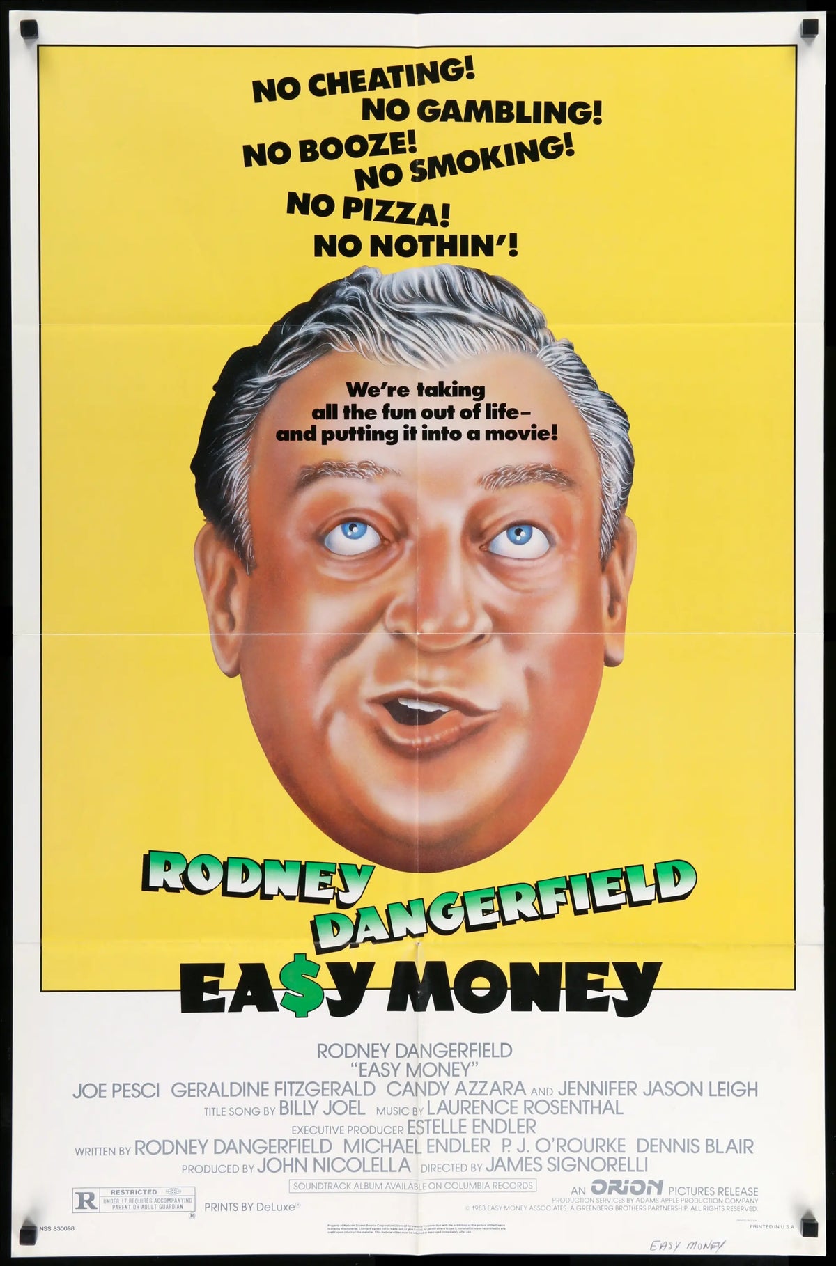 Easy Money (1983) original movie poster for sale at Original Film Art