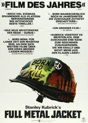 Full Metal Jacket (1987) original movie poster for sale at Original Film Art - Vintage Movie Posters