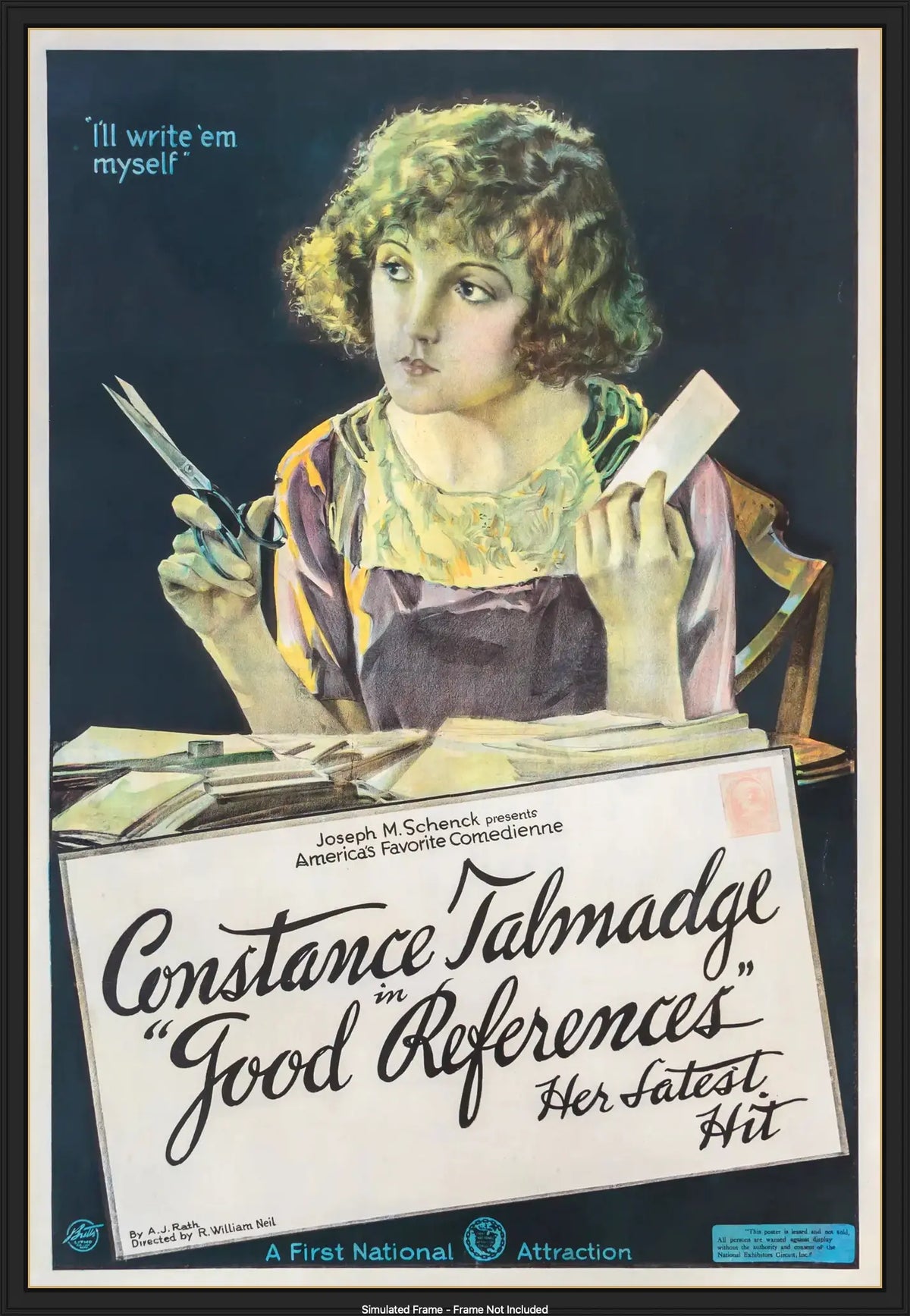 Good References (1920) original movie poster for sale at Original Film Art - Vintage Movie Posters