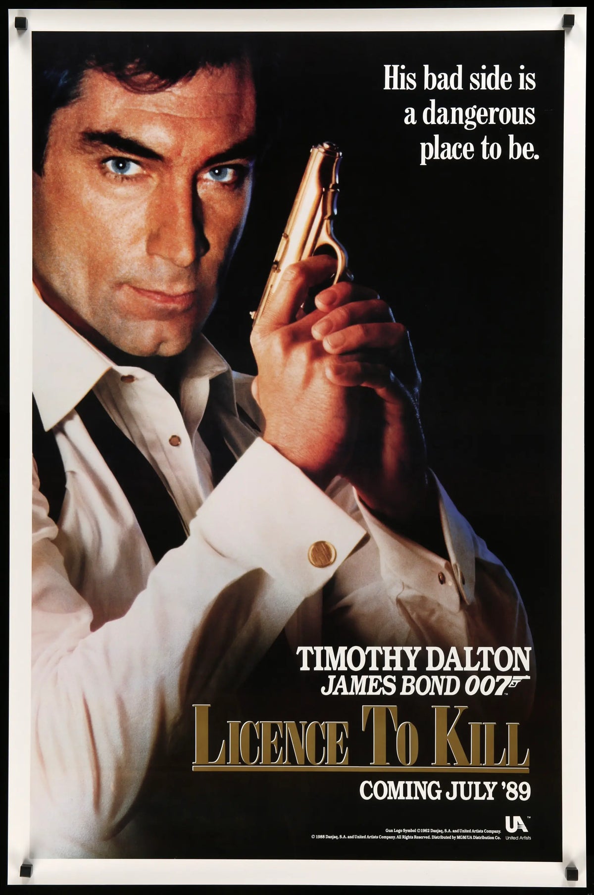 Licence to Kill (1989) original movie poster for sale at Original Film Art - Vintage Movie Posters