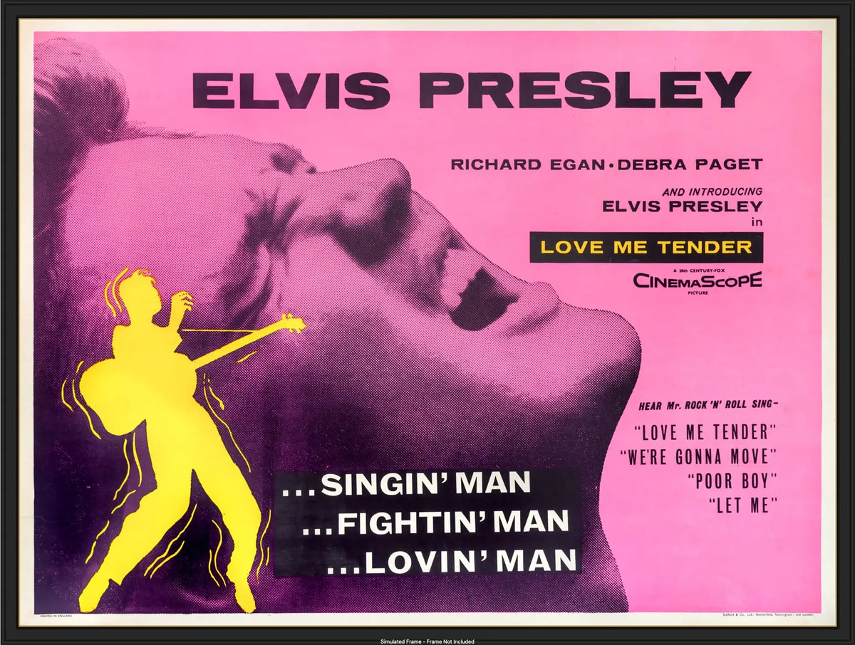 Love Me Tender (1956) original movie poster for sale at Original Film Art - Vintage Movie Posters