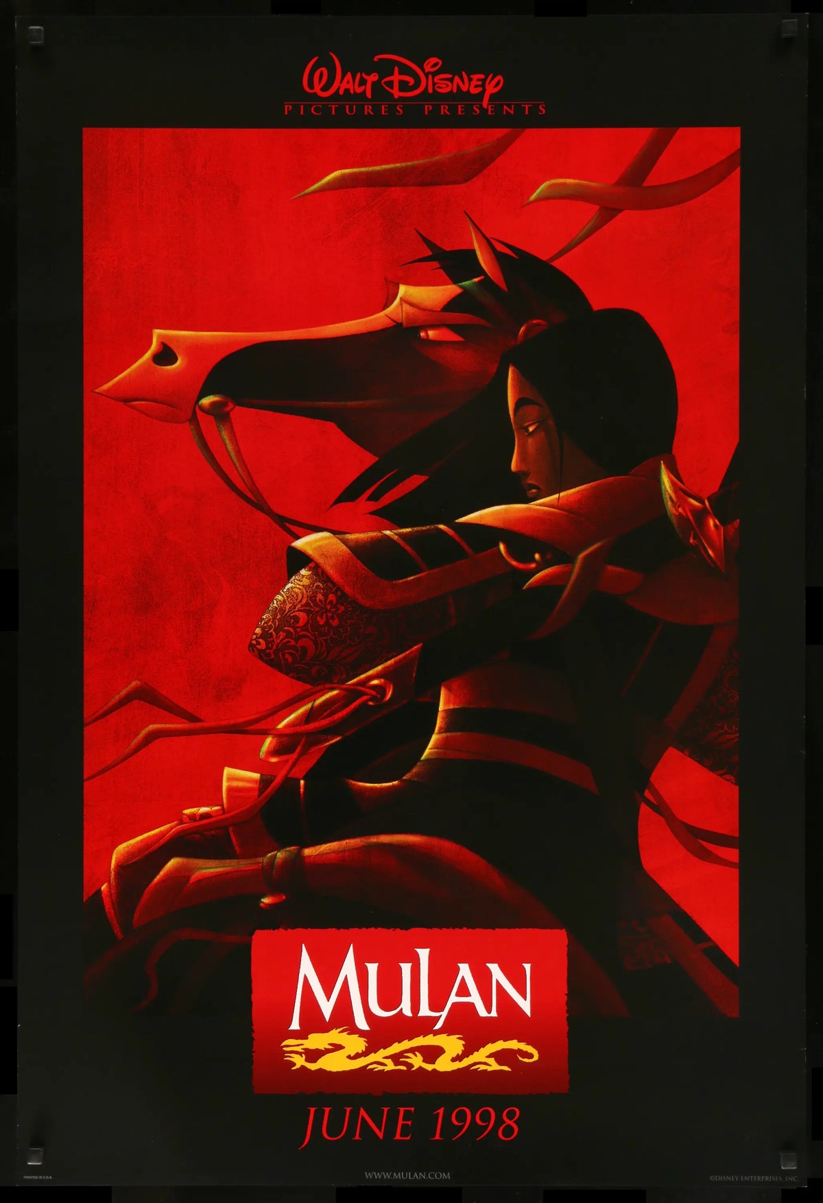 Mulan (1998) original movie poster for sale at Original Film Art