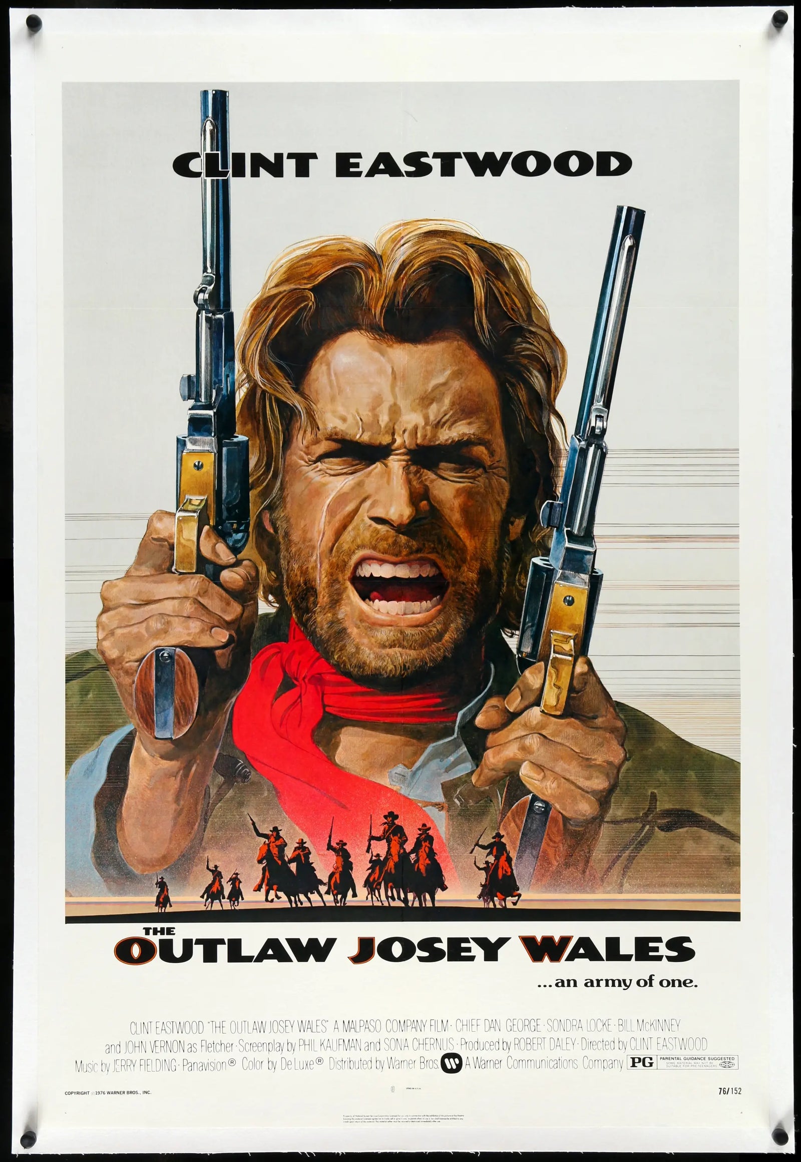 Outlaw Josey Wales (1976) original movie poster for sale at Original Film Art - Vintage Movie Posters