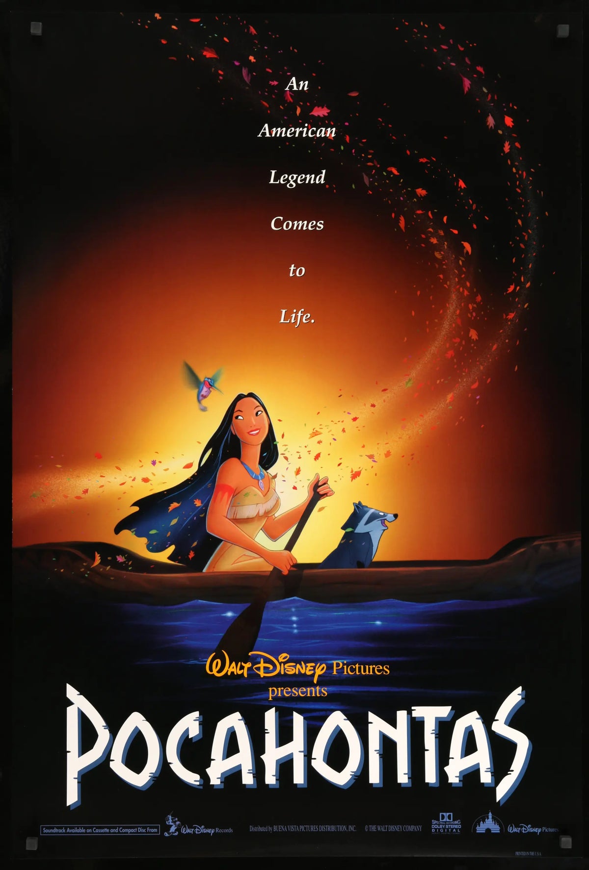 Pocahontas (1995) original movie poster for sale at Original Film Art