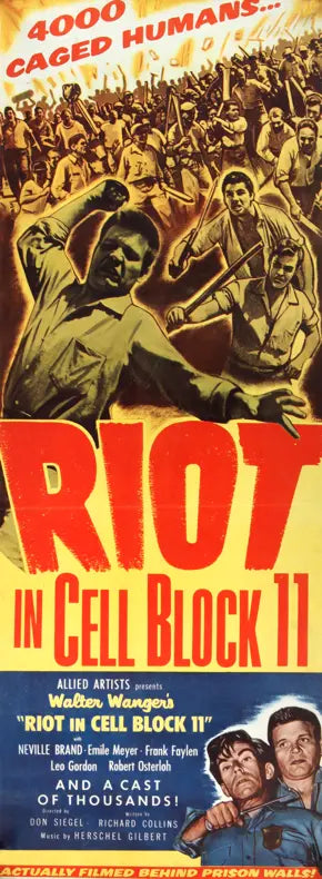 Riot in Cell Block 11 (1954) original movie poster for sale at Original Film Art - Vintage Movie Posters