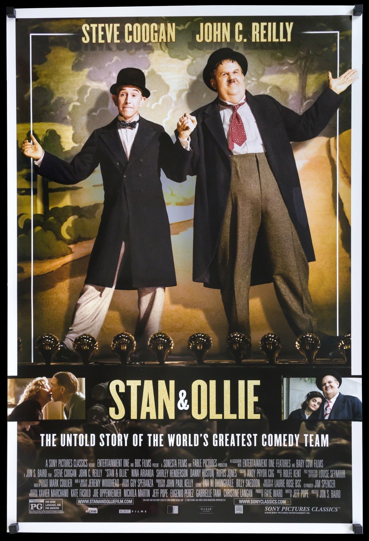 Stan &amp; Ollie (2018) original movie poster for sale at Original Film Art