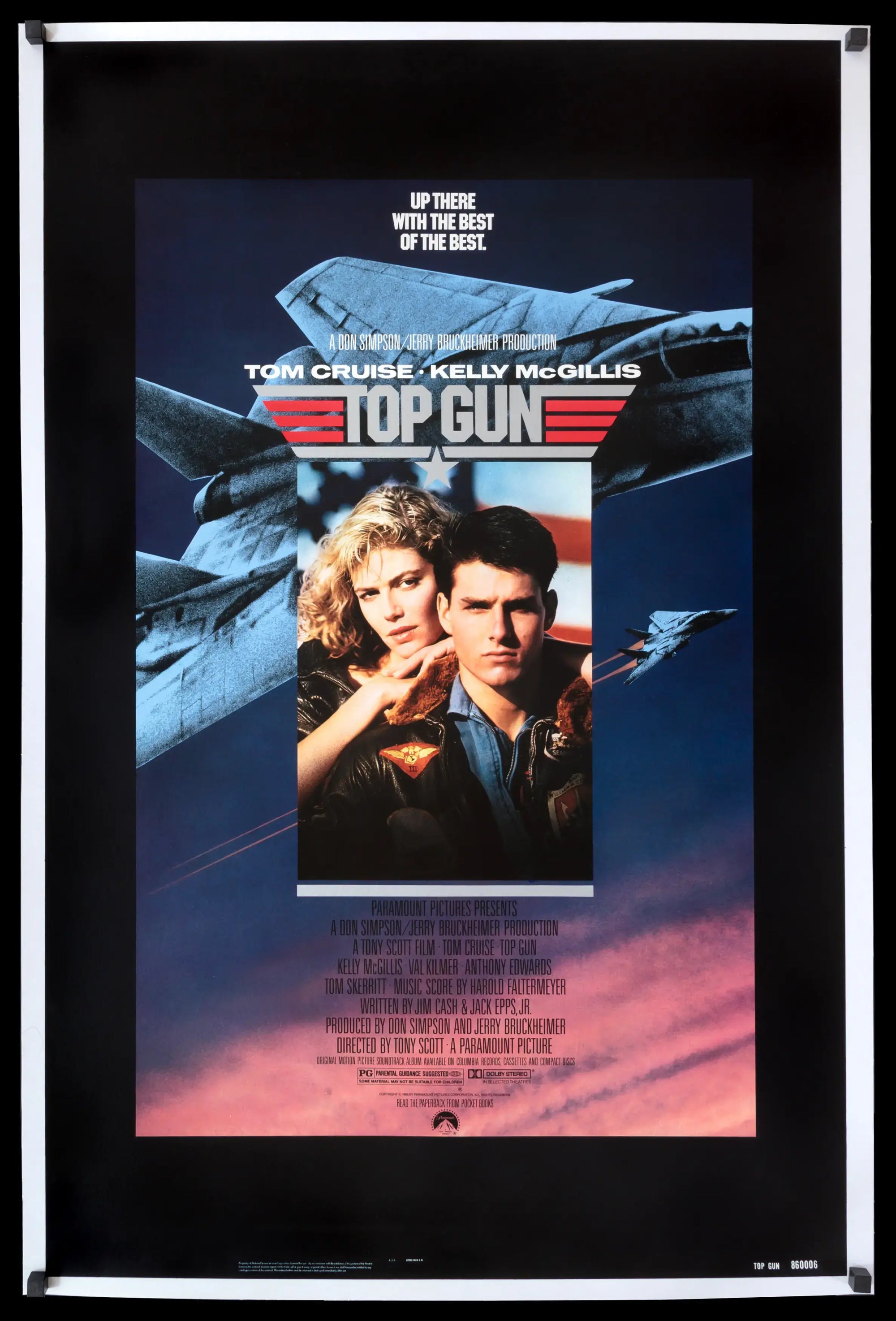 Top Gun (1986) original movie poster for sale at Original Film Art