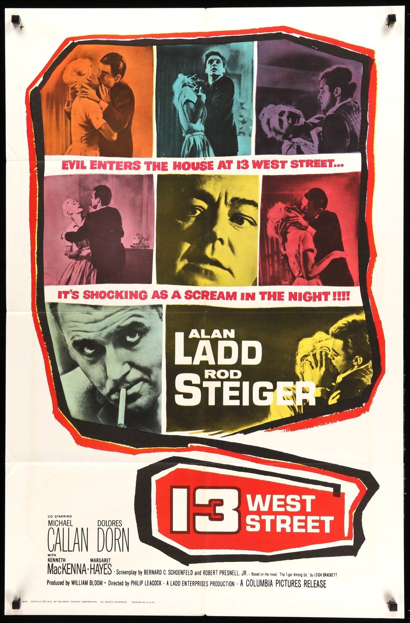 13 West Street (1962) original movie poster for sale at Original Film Art - Vintage Movie Posters
