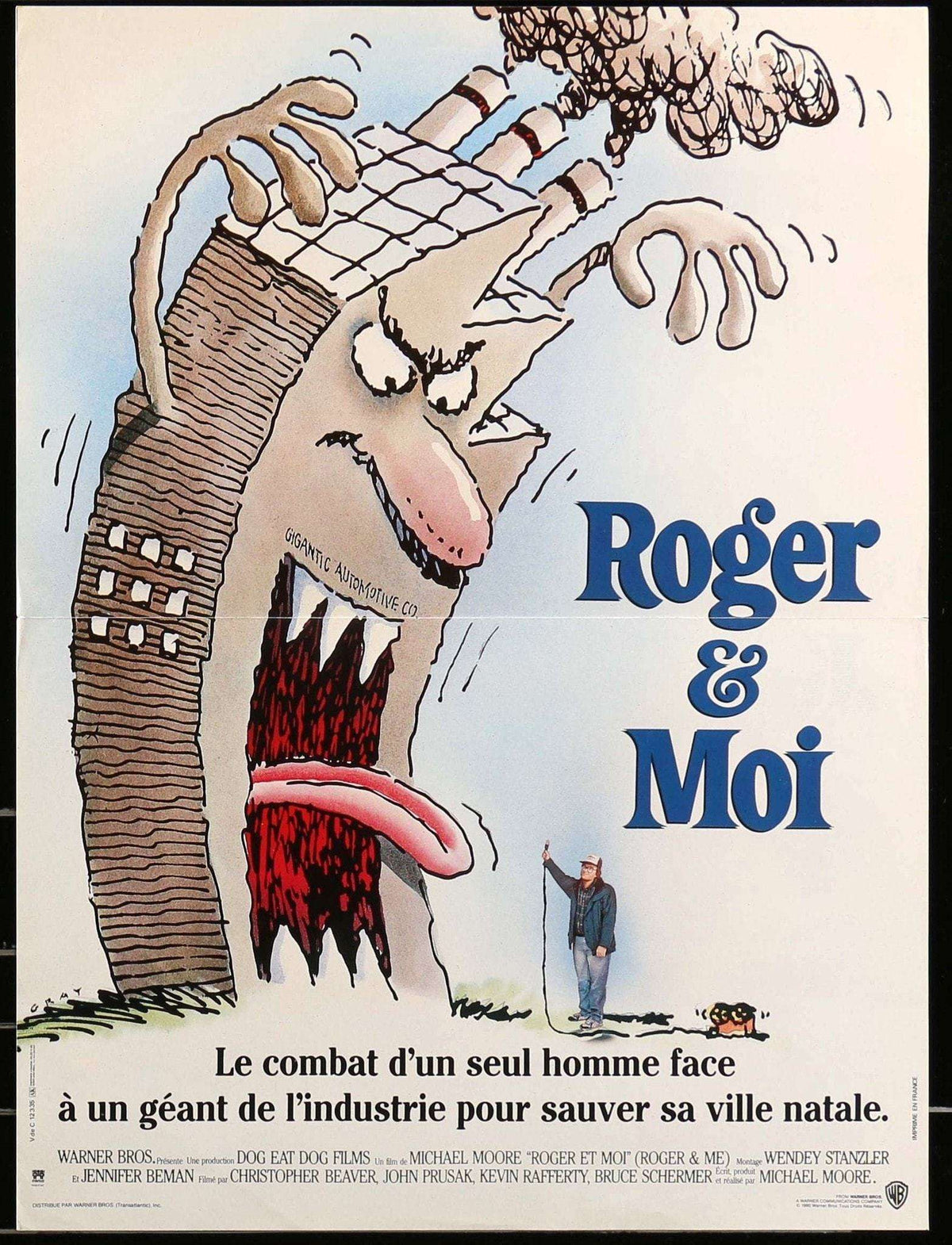 Roger &amp; Me (1989) original movie poster for sale at Original Film Art